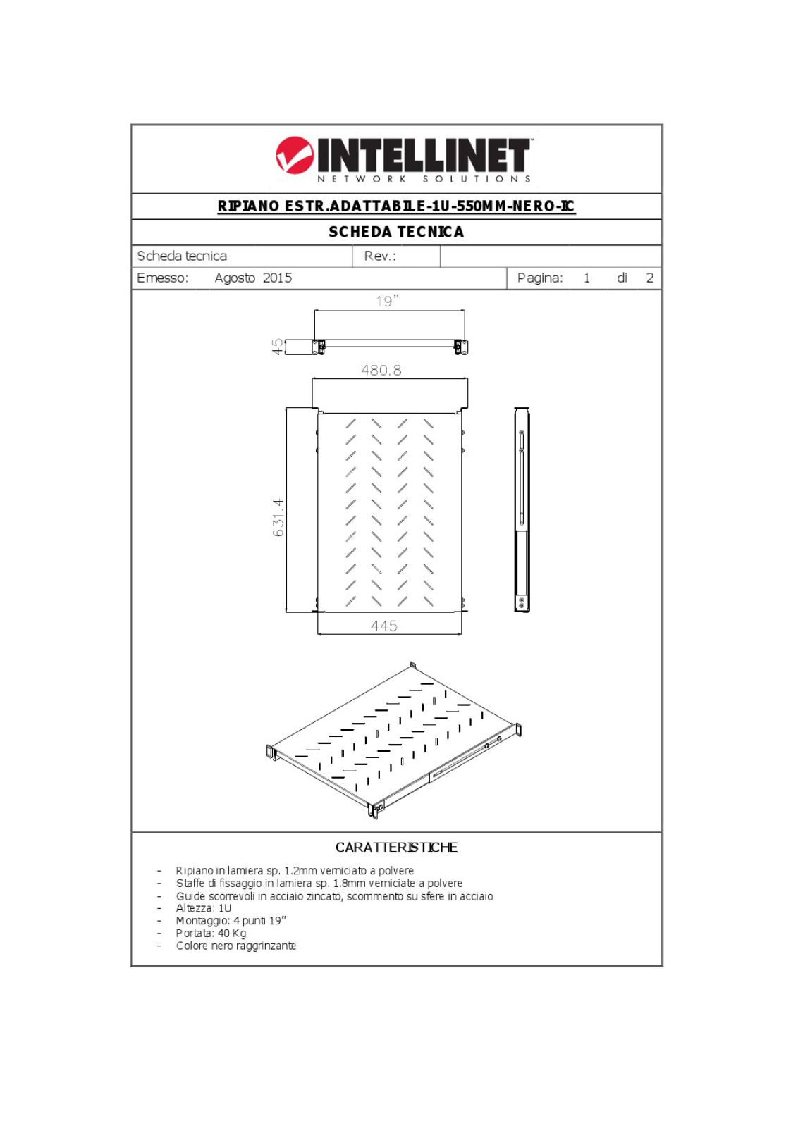 Intellinet I-CASE SLIDE-550BX Drawing - ManualMachine.com