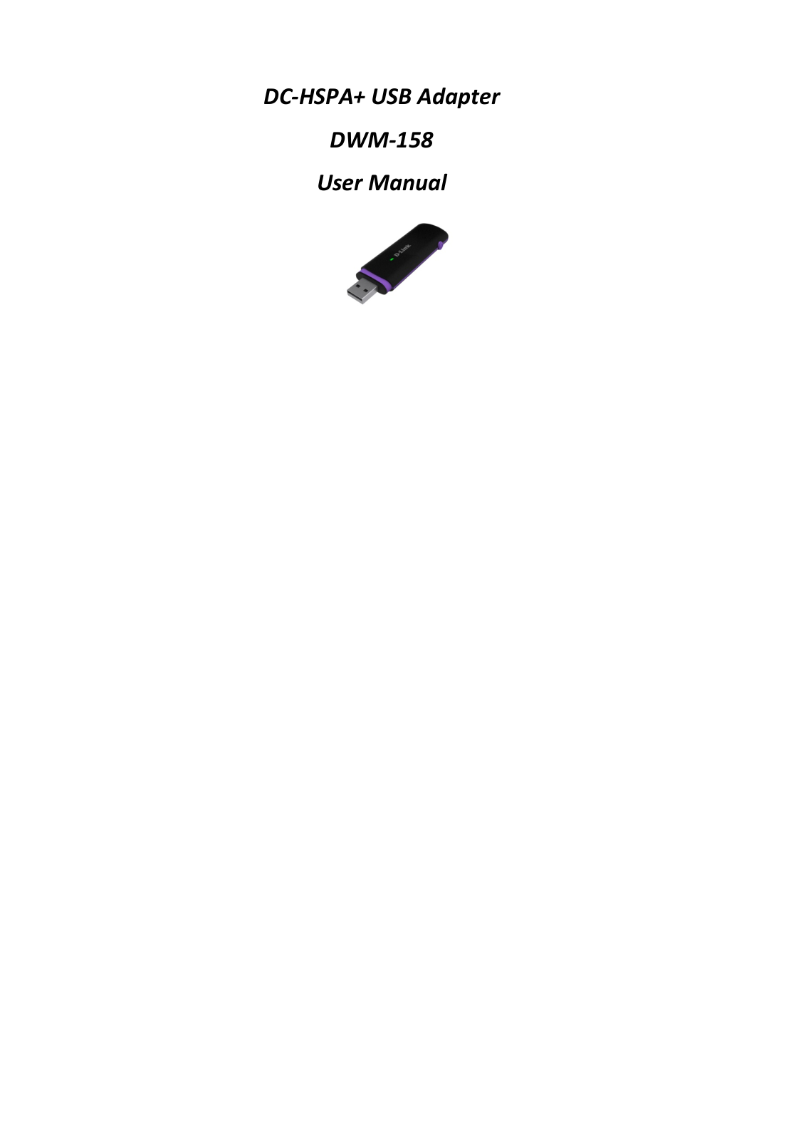 D Link WM158D1 Users Manual