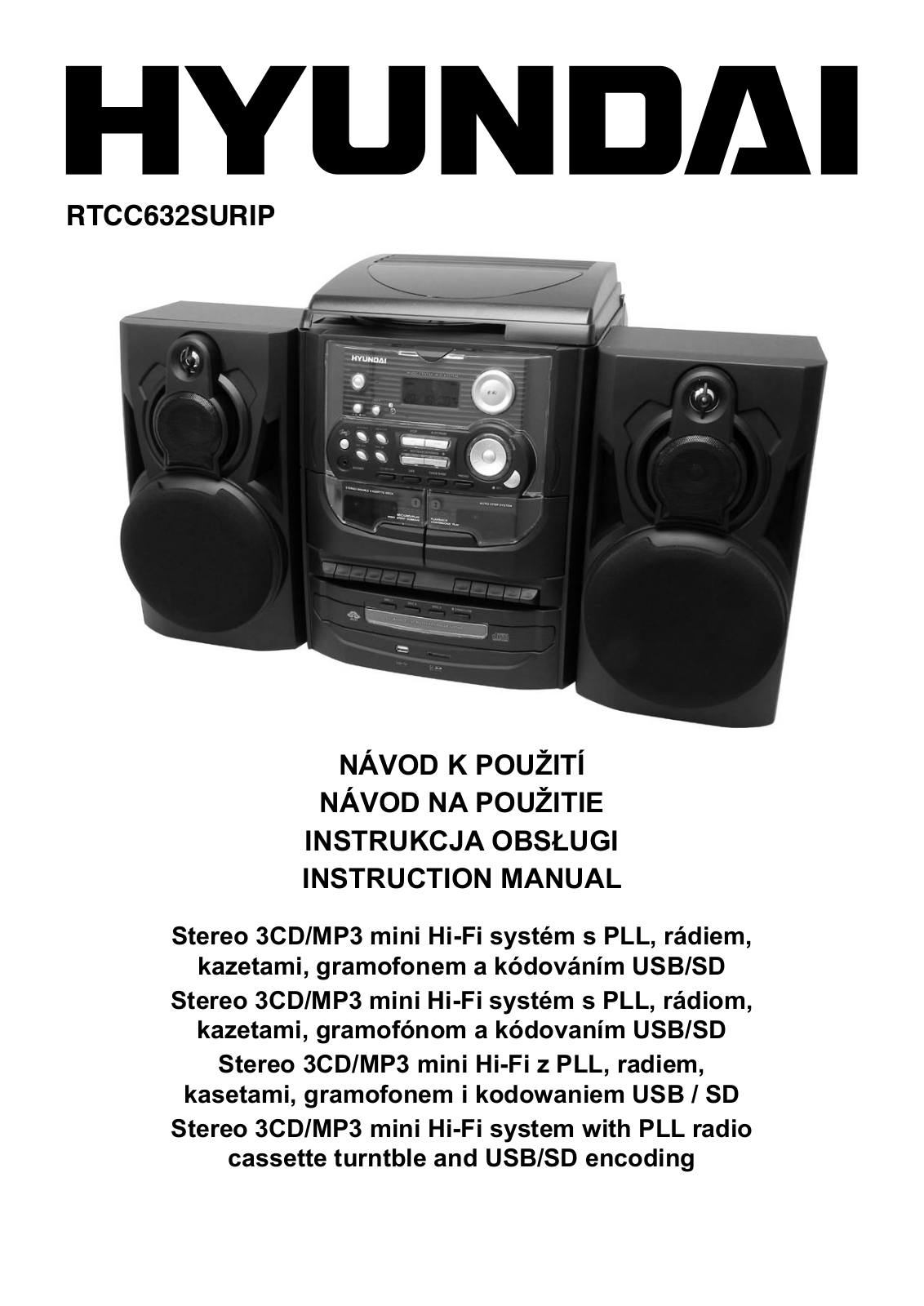 Hyundai RTCC 632 SU RIP User Manual