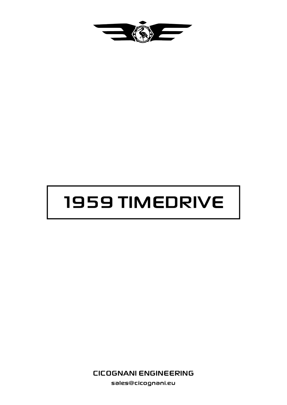 Cicognani 1959 TIMEDRIVE User guide - ManualMachine.com