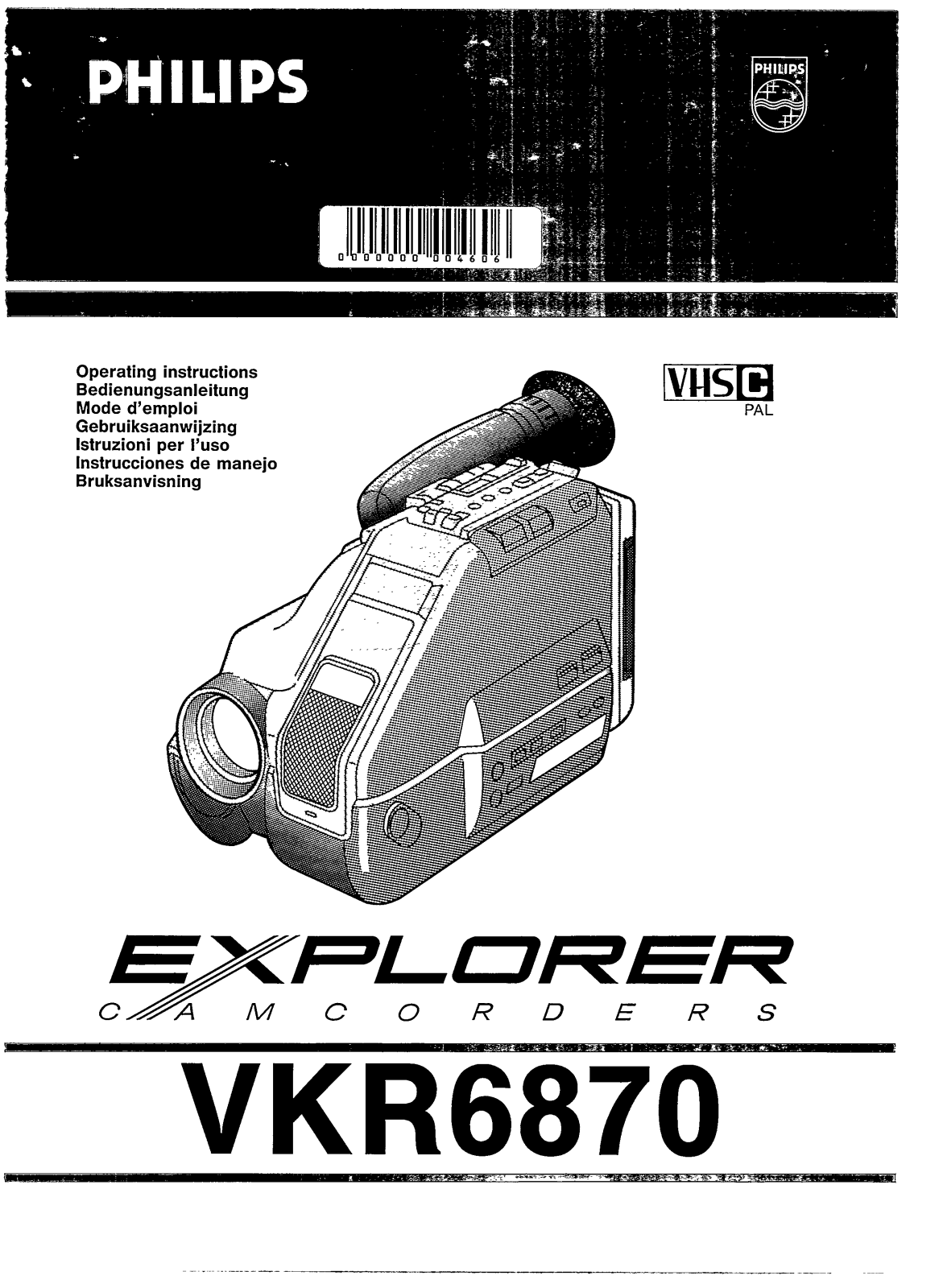 Philips VKR6870, VKR6870/20 User Manual