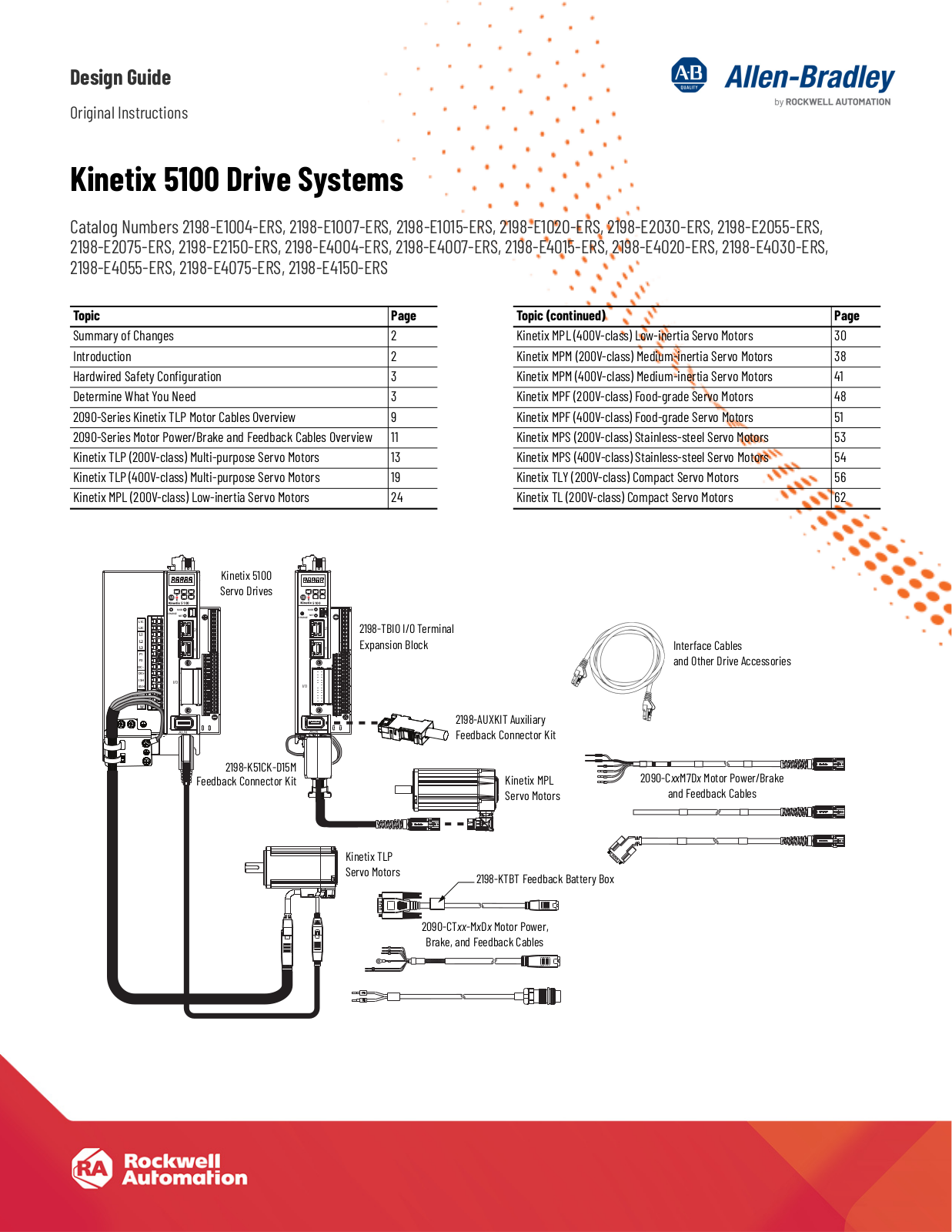 Rockwell Automation Kinetix 5100, 2198-E1004-ERS, 2198-E1007-ERS, 2198-E1015-ERS, 2198-E1020-ERS Design Guide