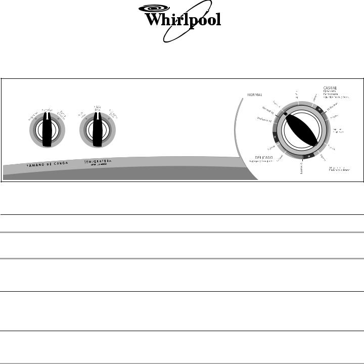 WHIRLPOOL 7MWT95500 Feature Sheet