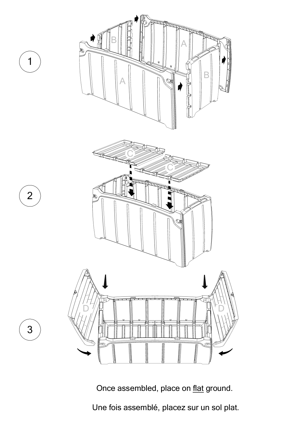 Ward GN220-GREY-AR Instruction manual