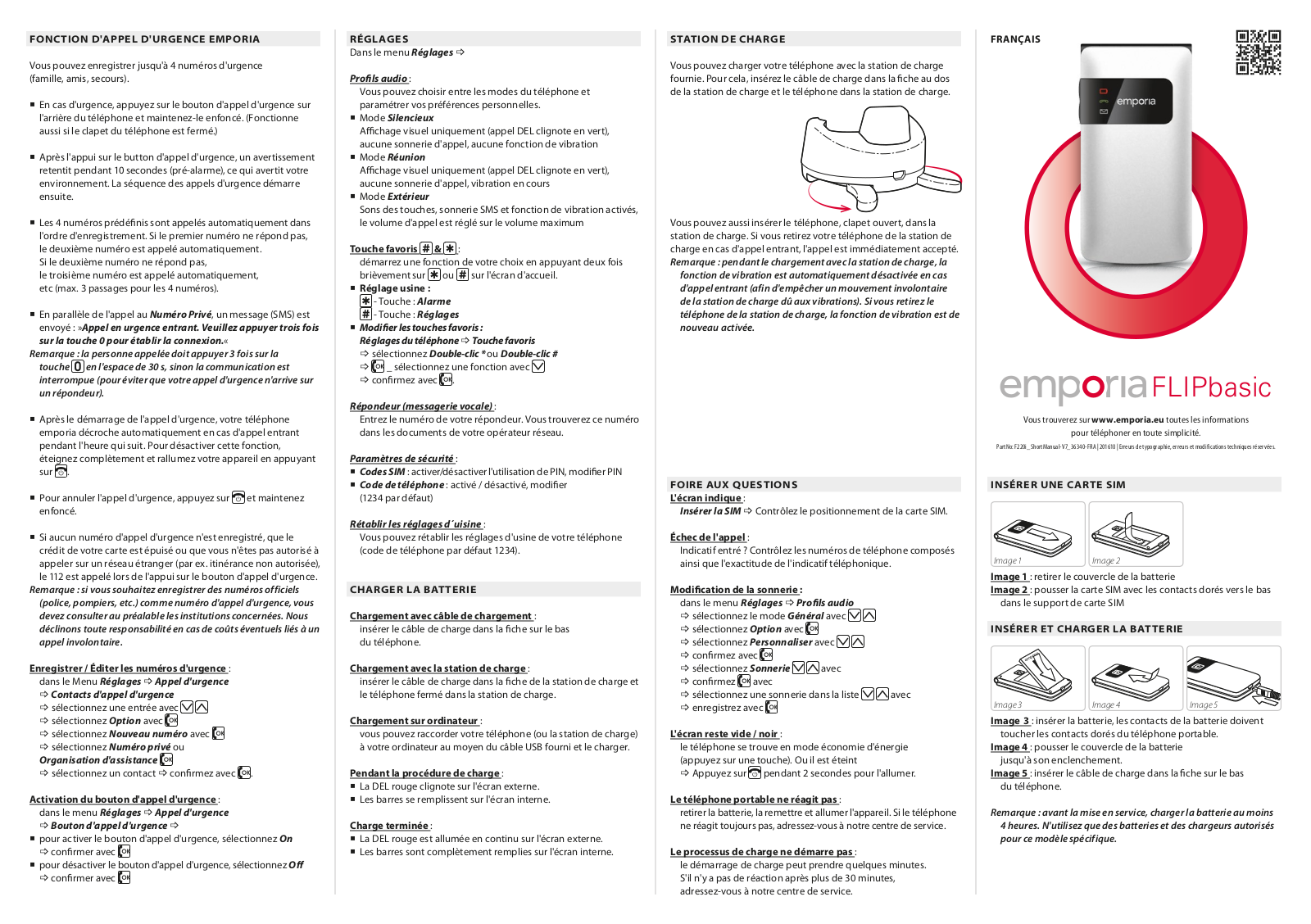 EMPORIA F220i Notice d’utilisation