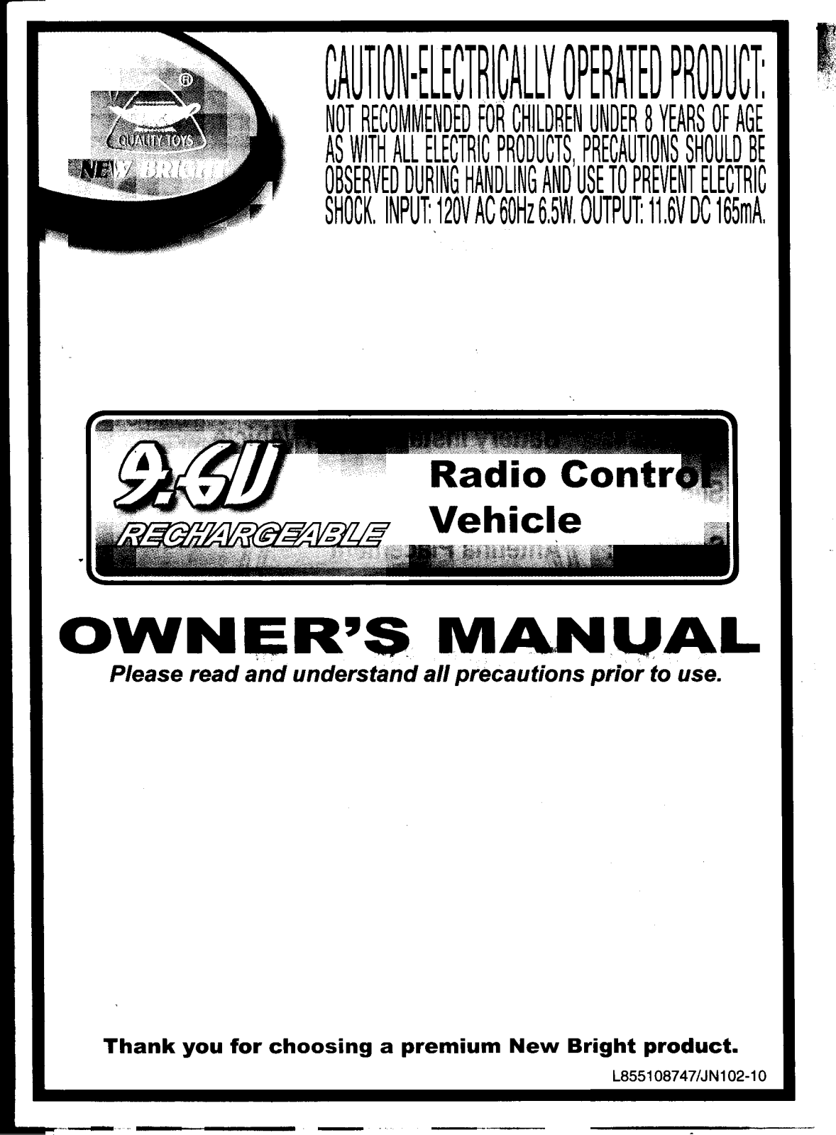 New Bright Co G21HH, G21H User Manual