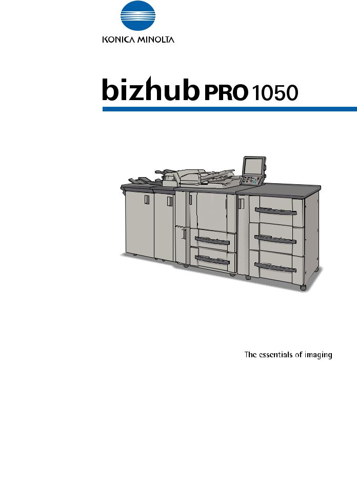 Konica minolta BIZHUB PRO 1050 User Manual