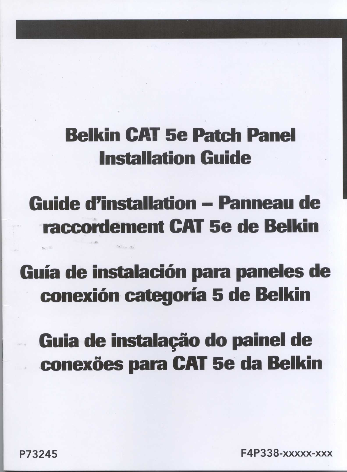 Belkin P73245 User Manual