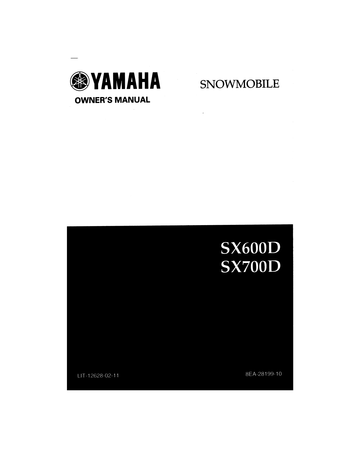 Yamaha SX600, SX700 User Manual