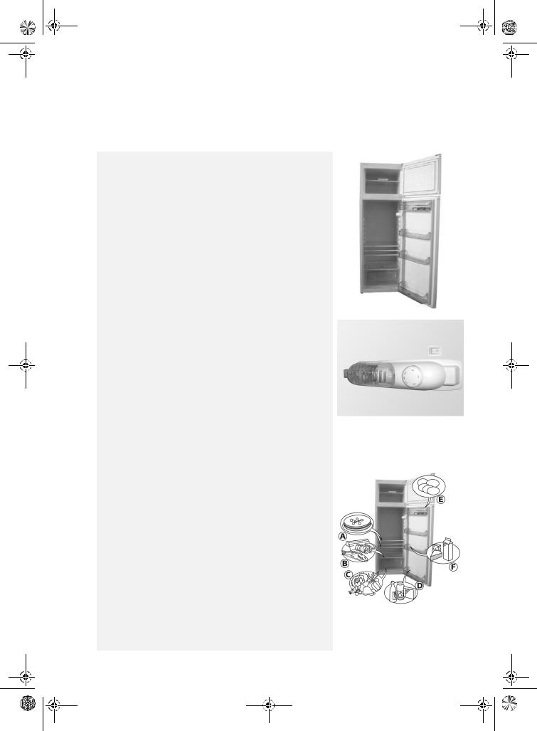 Whirlpool ARC 2223/AL, ARC 2253/1/AL, ARC 2253/1, ARC 2213, ARC 2263/AL INSTRUCTION FOR USE