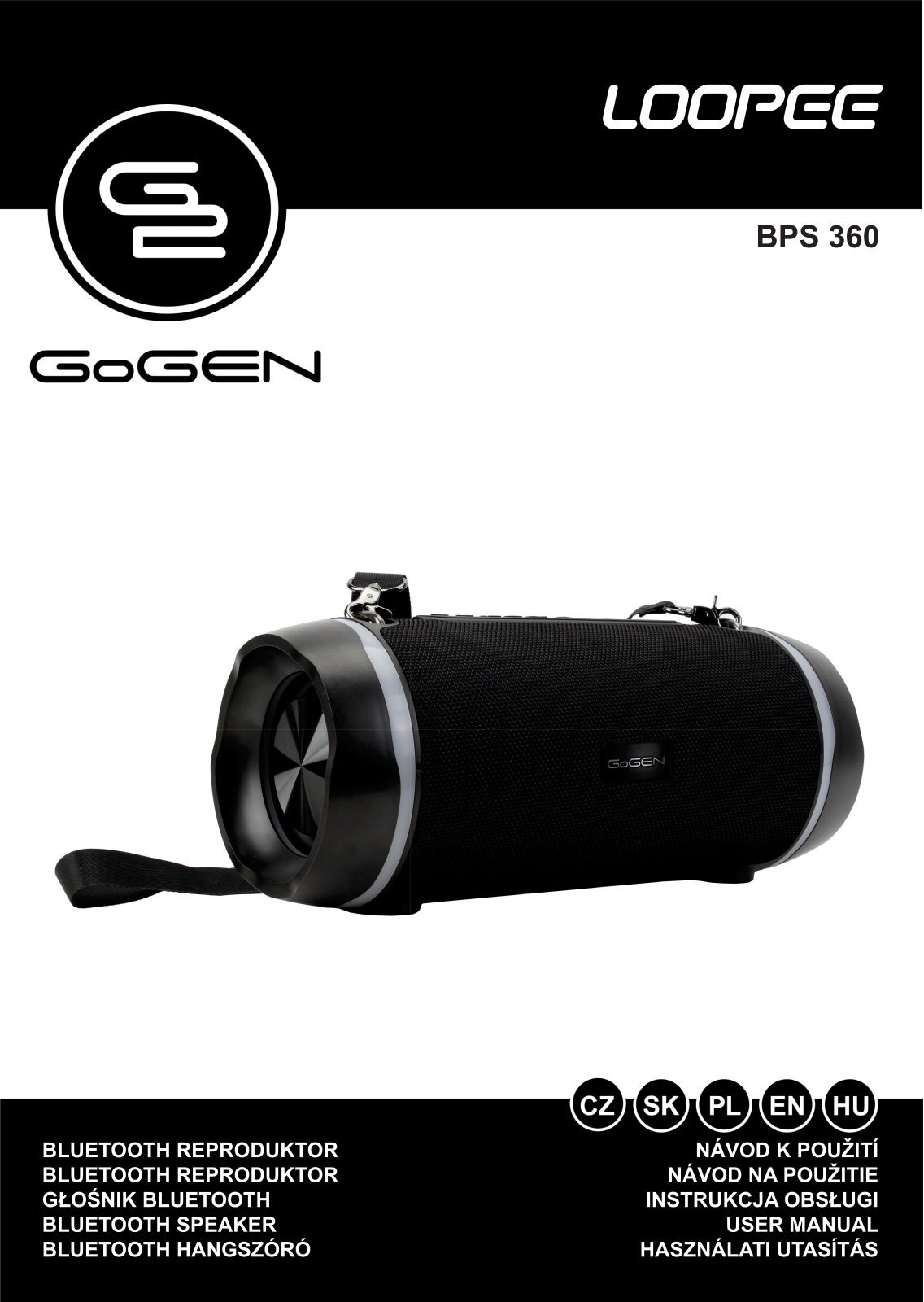 GoGEN LOOPEE BPS 360 User Manual