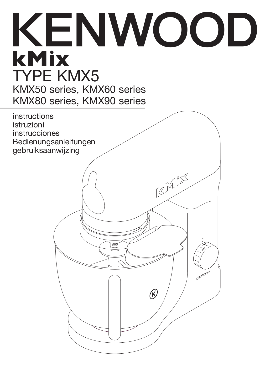 KENWOOD KMX60, KMX80, KMX84 User Manual