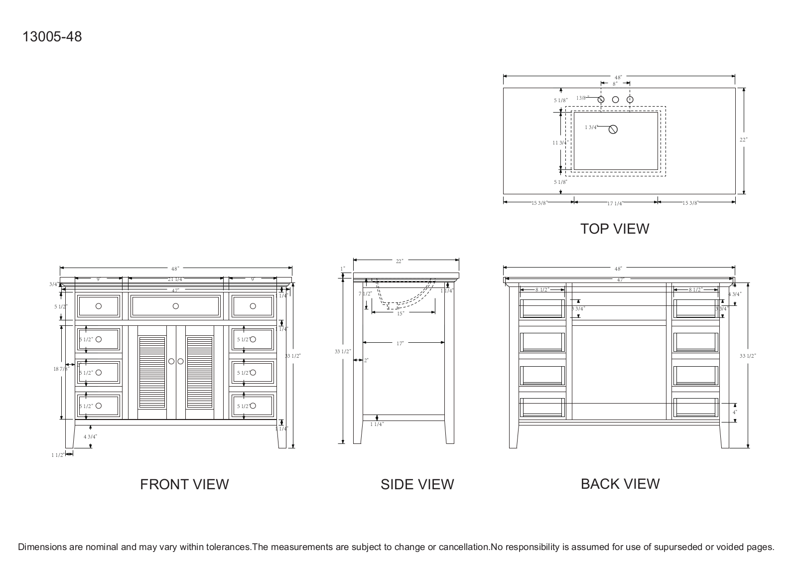 Stufurhome HD1300W48CR User Manual