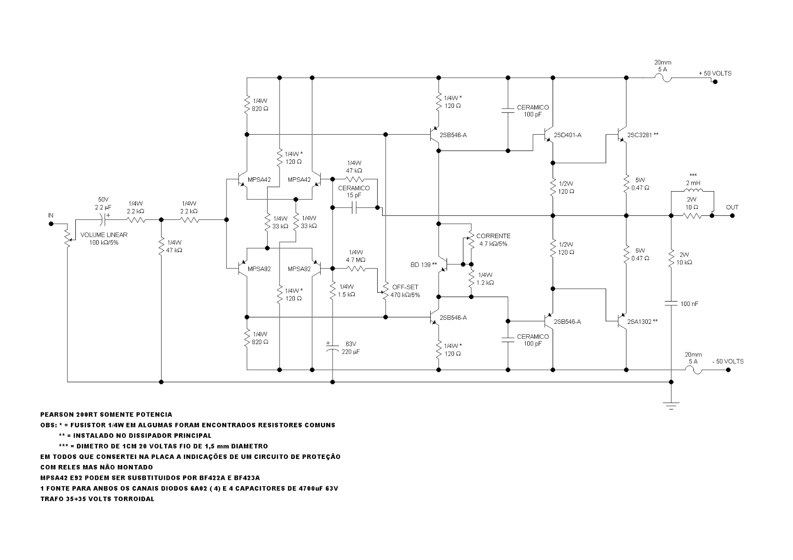 Pearson 200RT Schematic