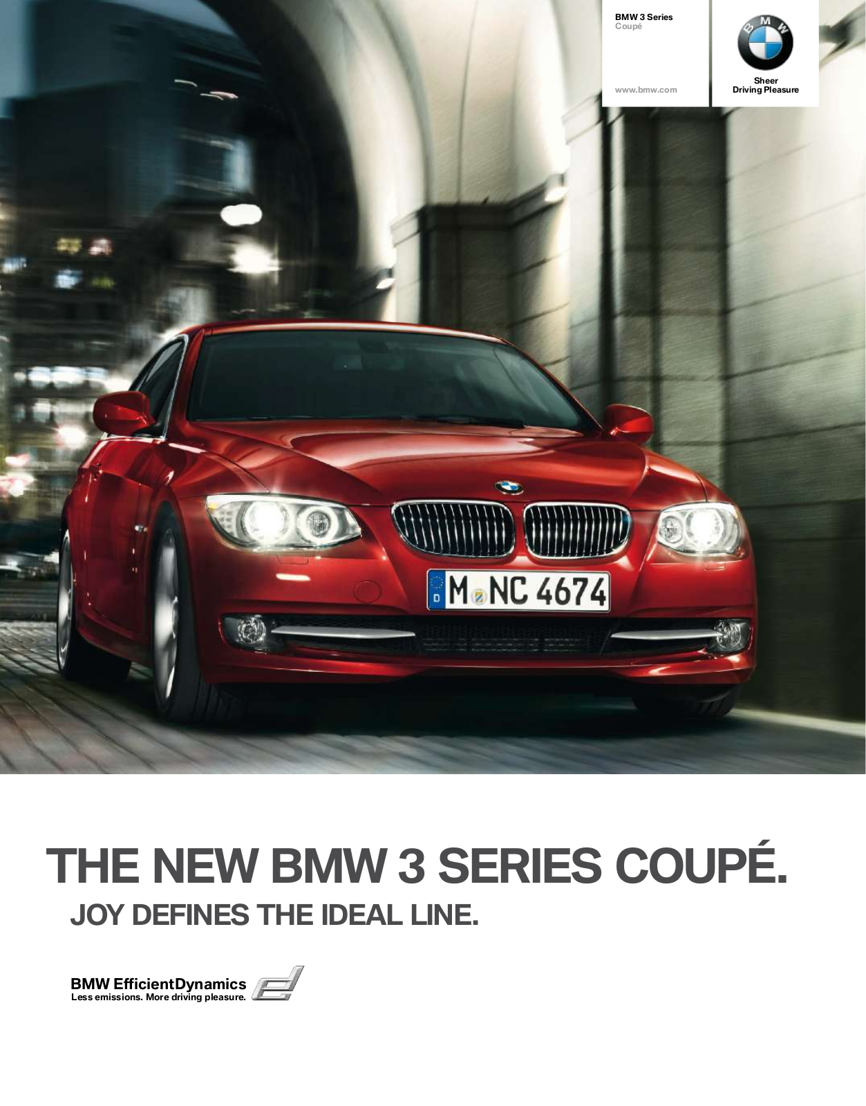 BMW 320 COUPE  2010, 325 COUPE  2010, 335 COUPE  2010, 330 COUPE  2010, 318 COUPE  2010 BROCHURE