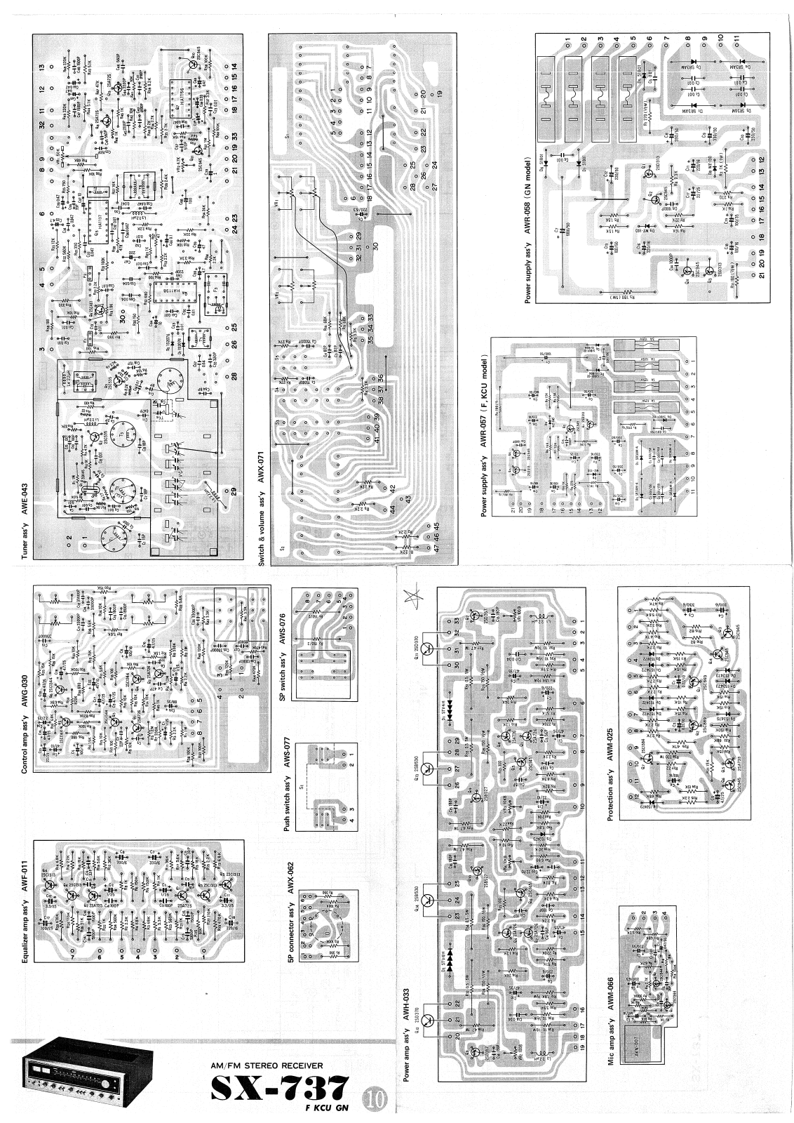 Pioneer SX-737 Service Manual