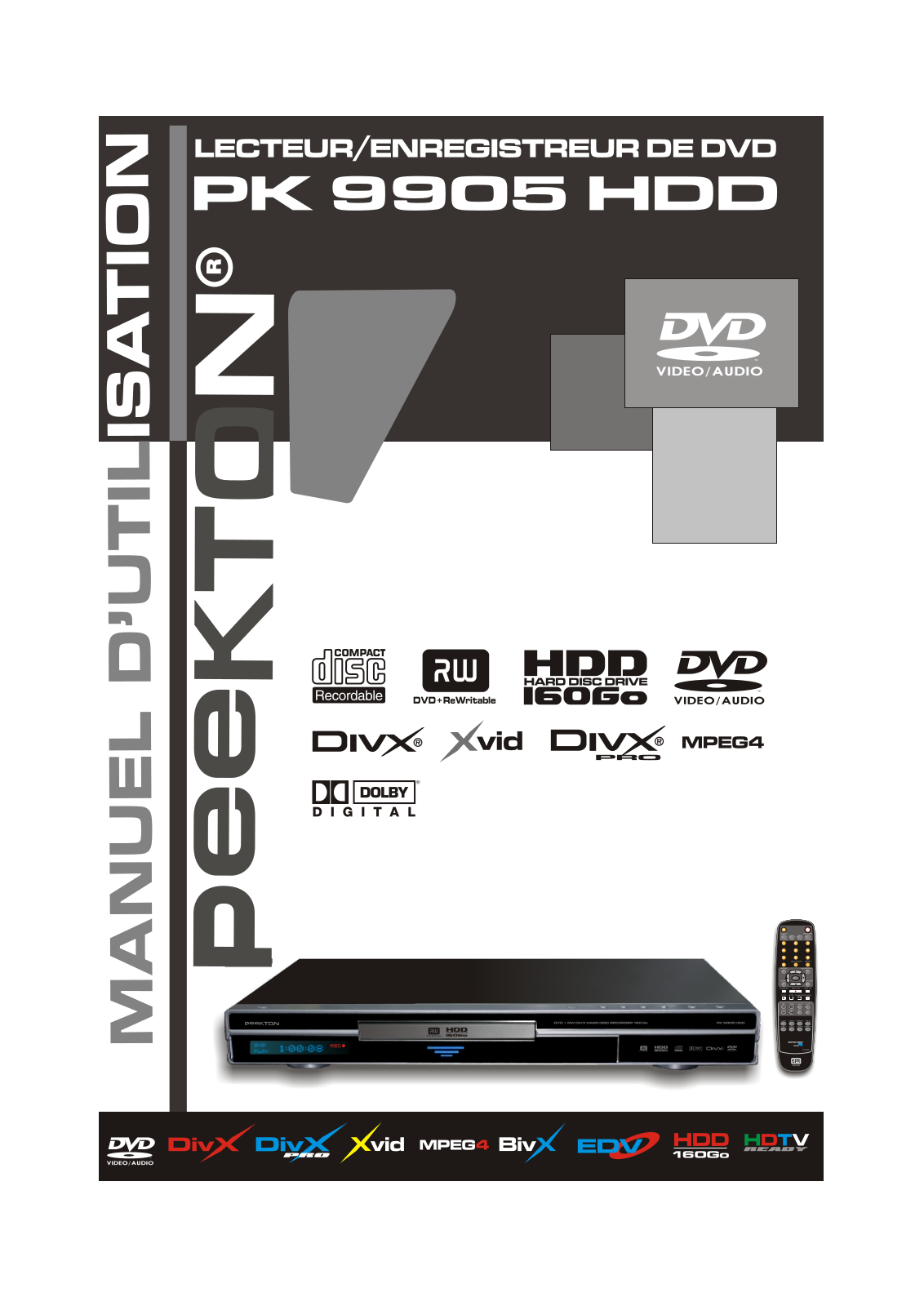 PEEKTON PK 9905 HDD User Manual