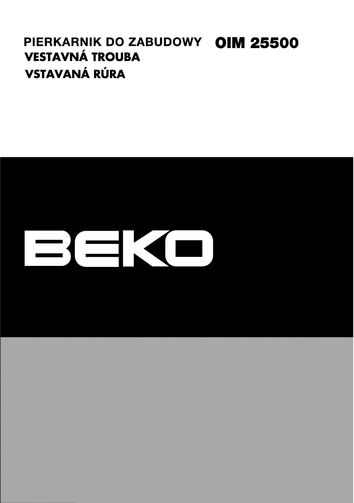 Beko OIM 25500 User Manual