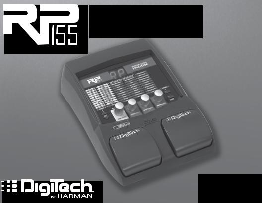 Digi Tech RP155 Owner's Manual