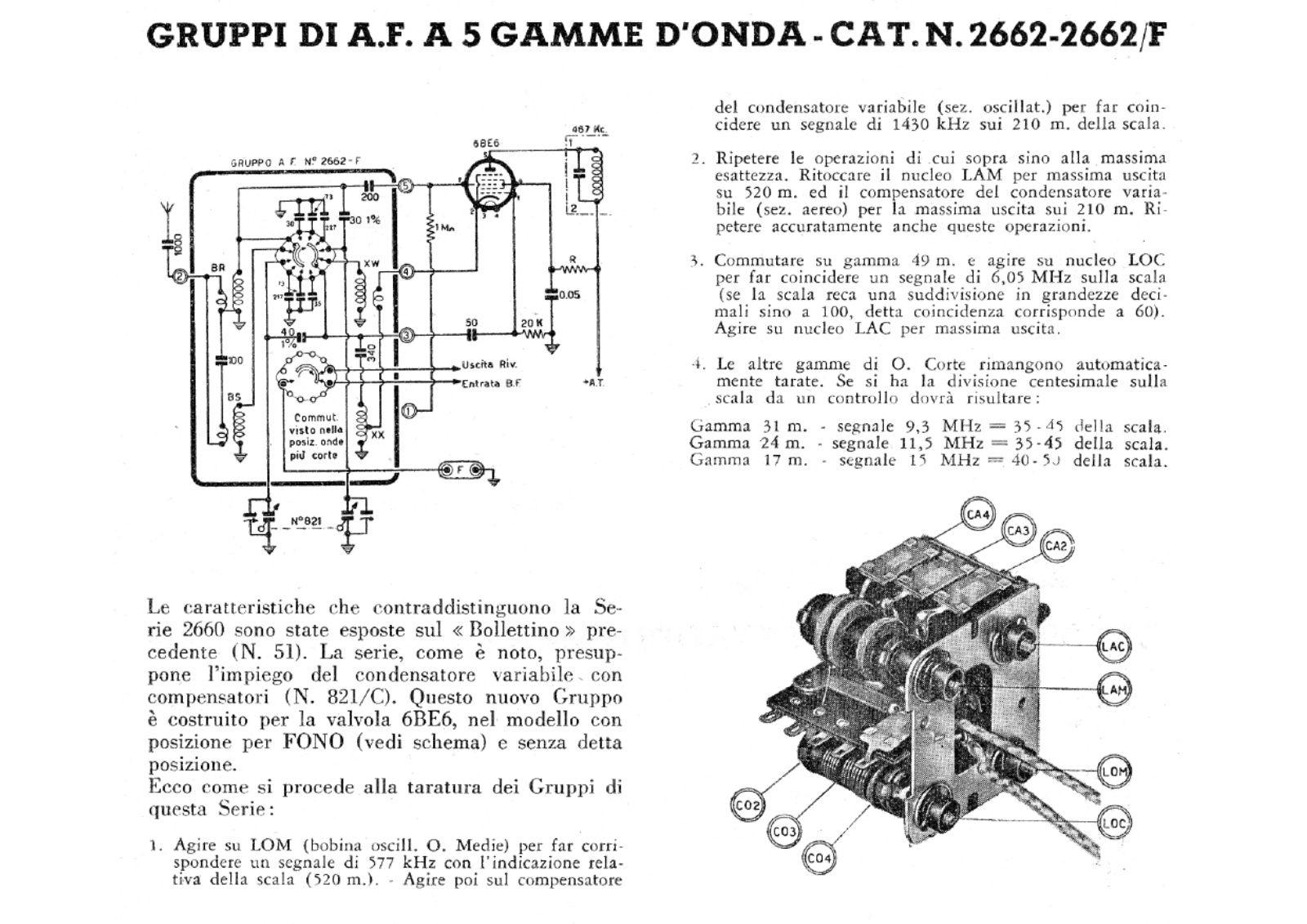 Geloso 2662, 2662f schematic