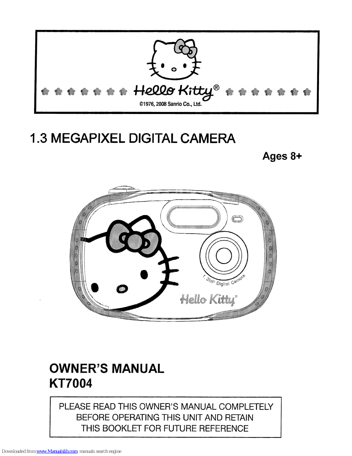 Hello Kitty KT7004 Owner's Manual - ManualMachine.com