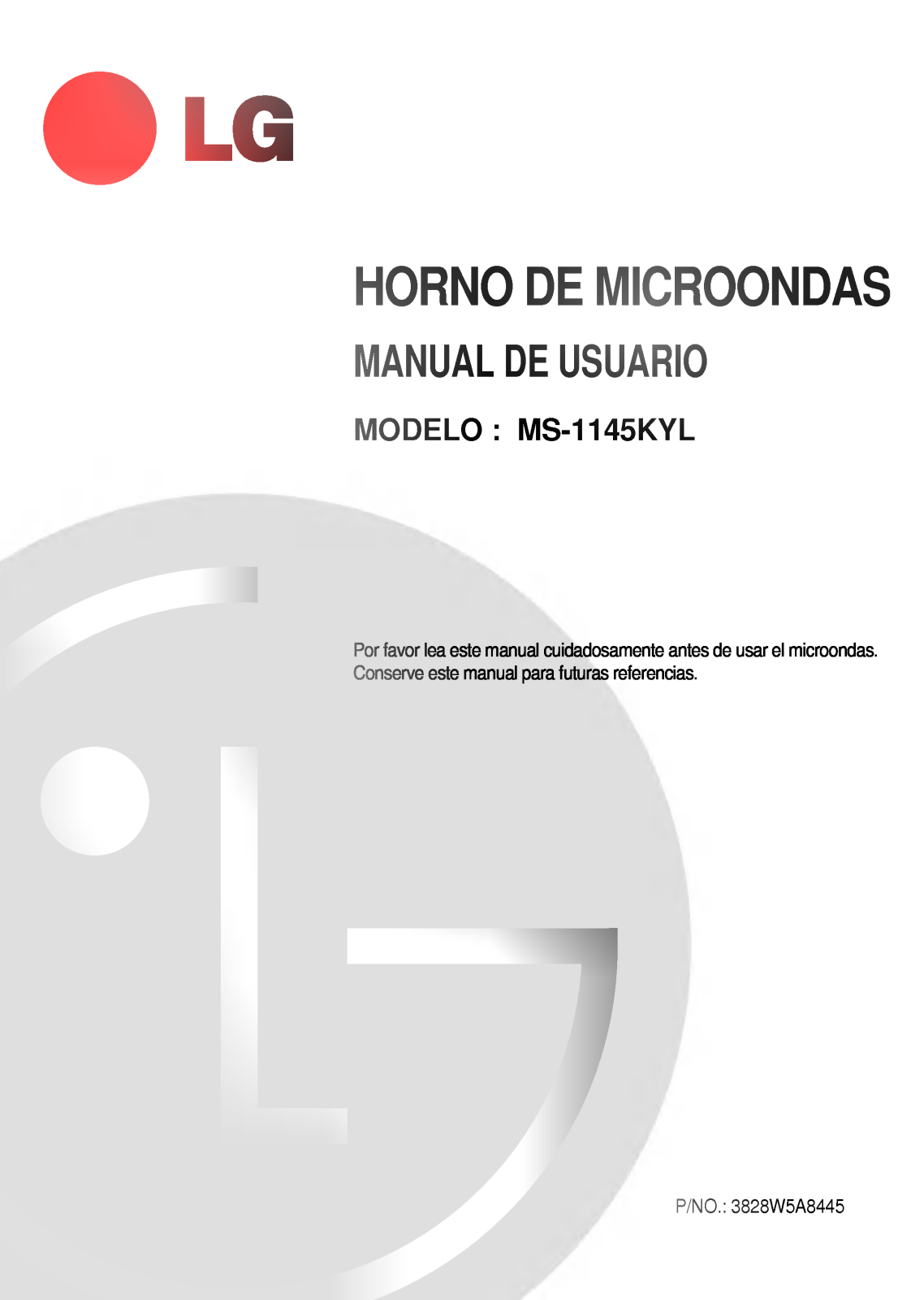 LG MS-1145KYL Owner's Manual