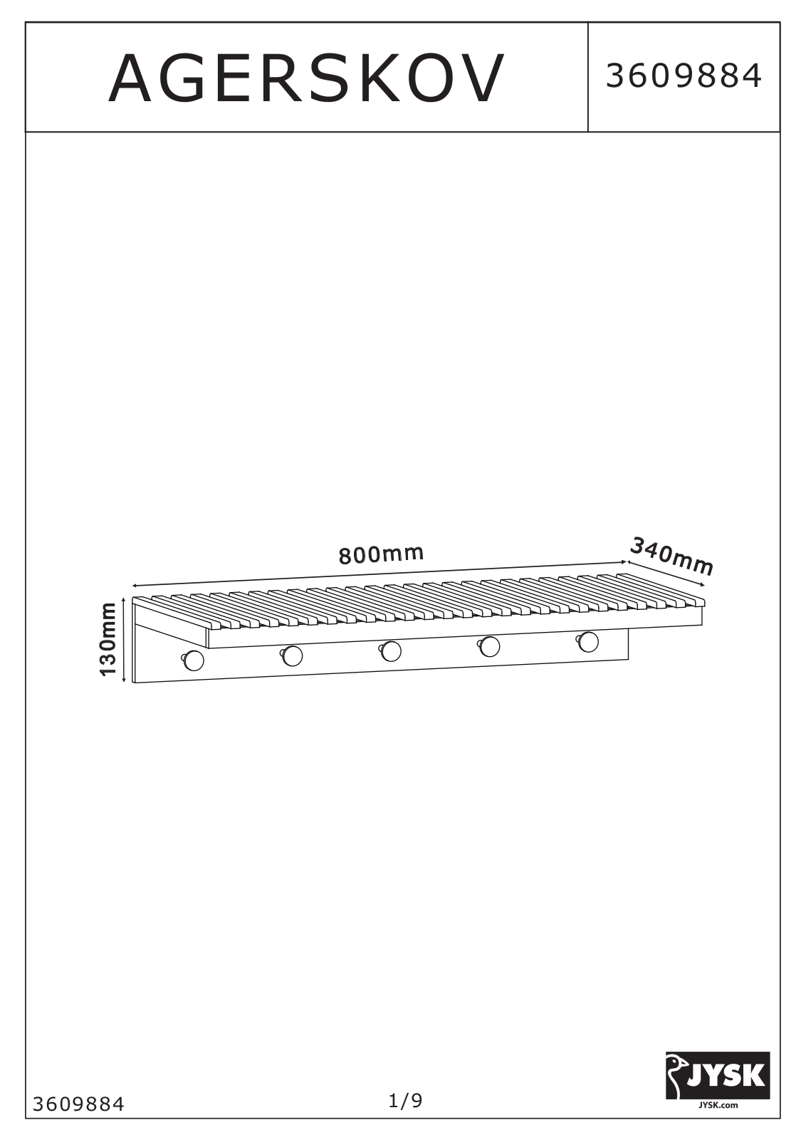 JYSK Agerskov User Manual