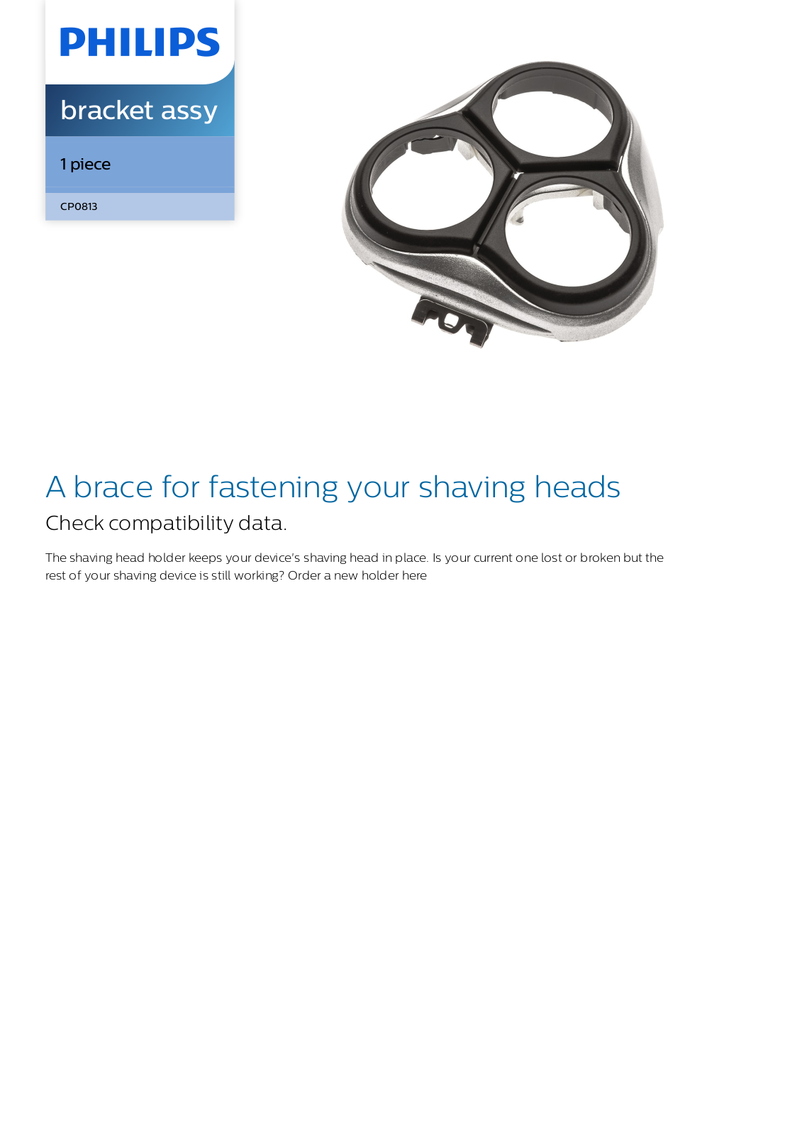 Philips CP0813/01 leaflet - ManualMachine.com