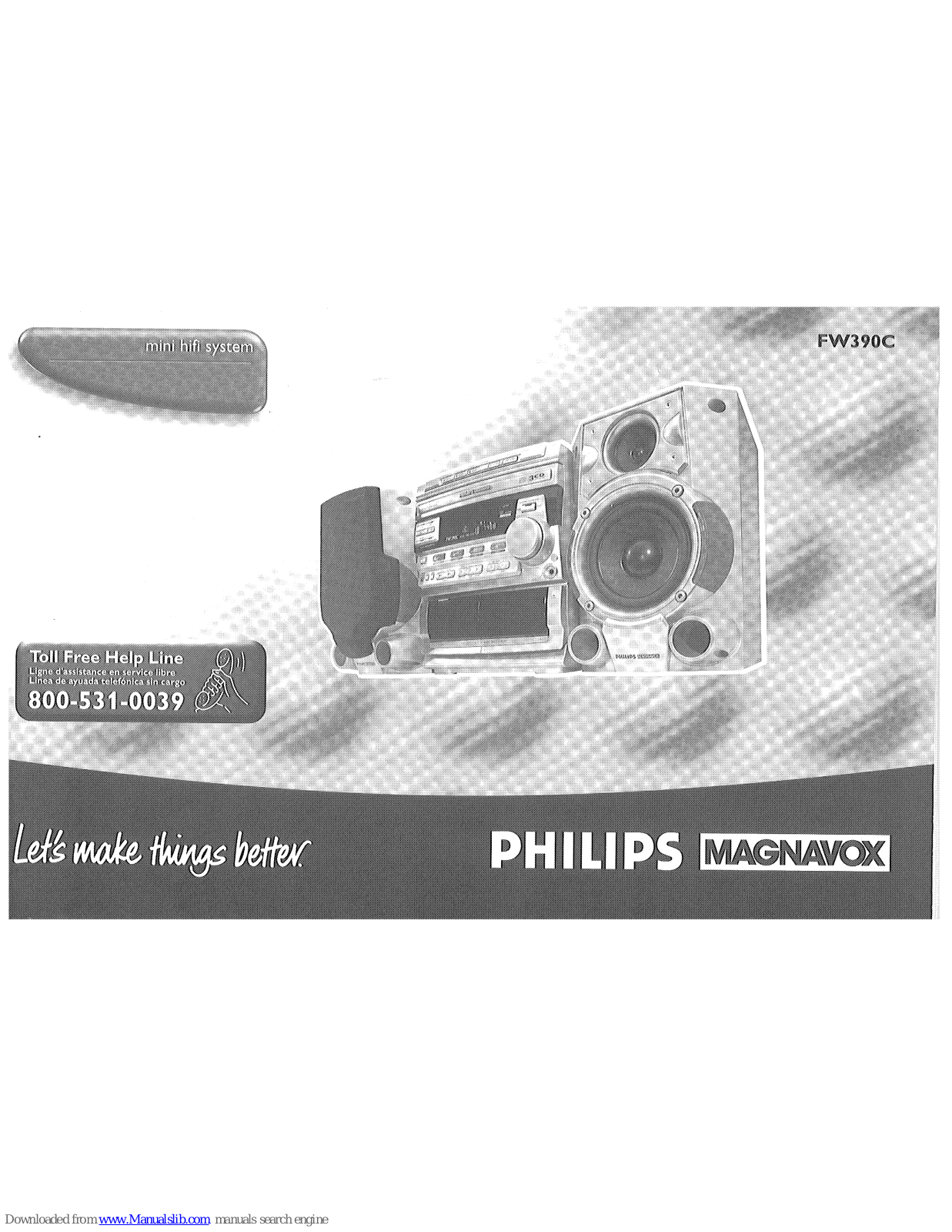 Philips Magnavox FW390C User Manual