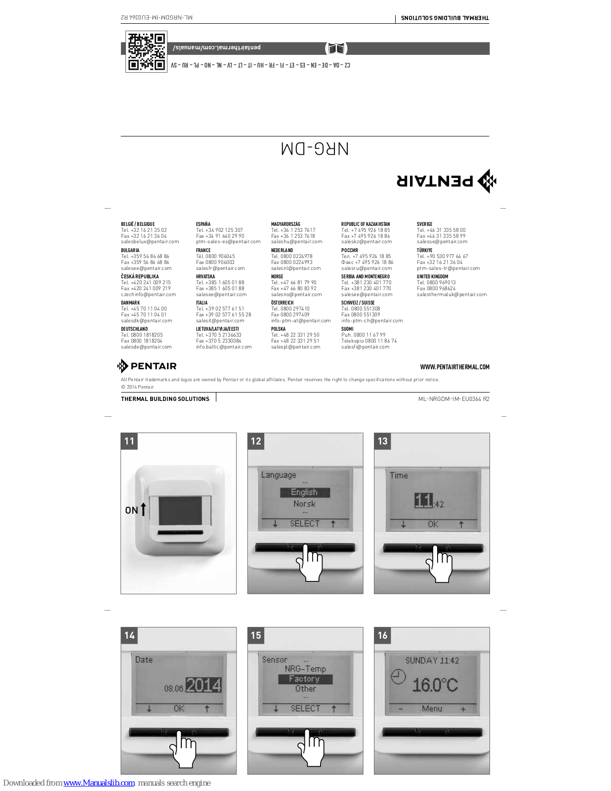 Pentair NRG-DM User Manual