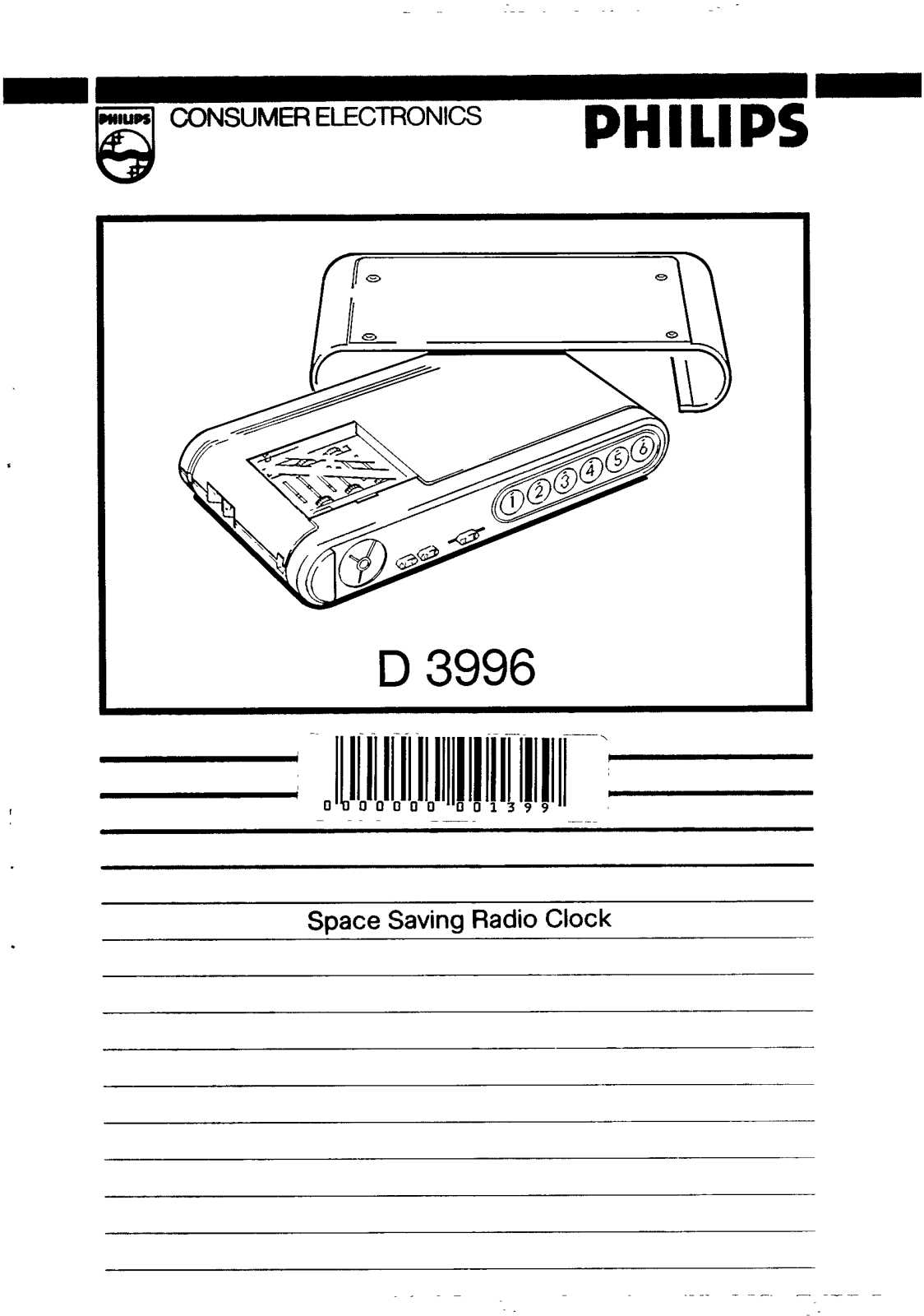 Philips D3996 User Manual