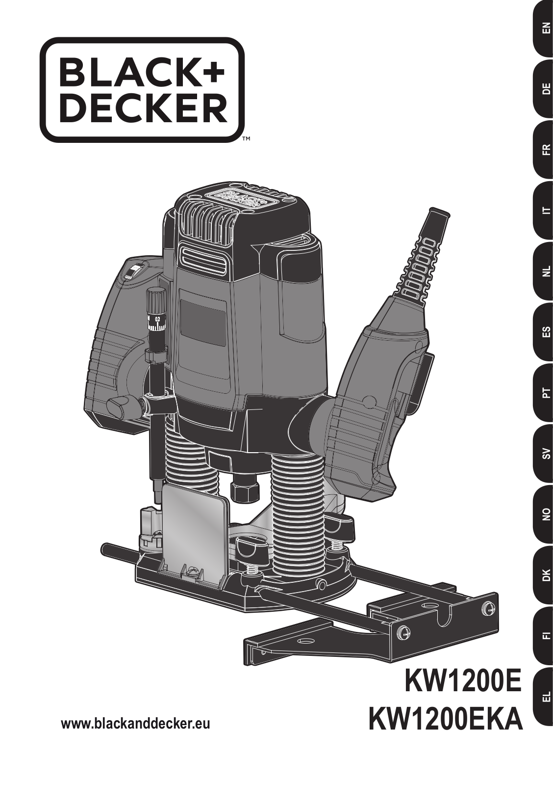 Black&Decker KW1200E operation manual