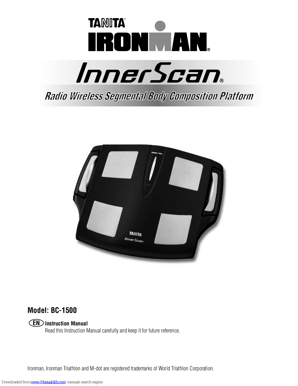 Tanita Ironman InnerScan BC-1500 Instruction Manual