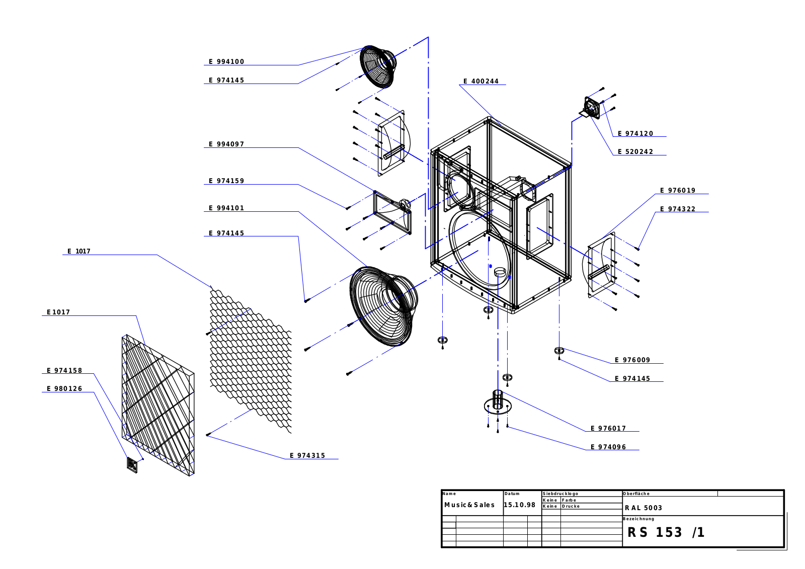 Hughes Kettner rs153 schematic