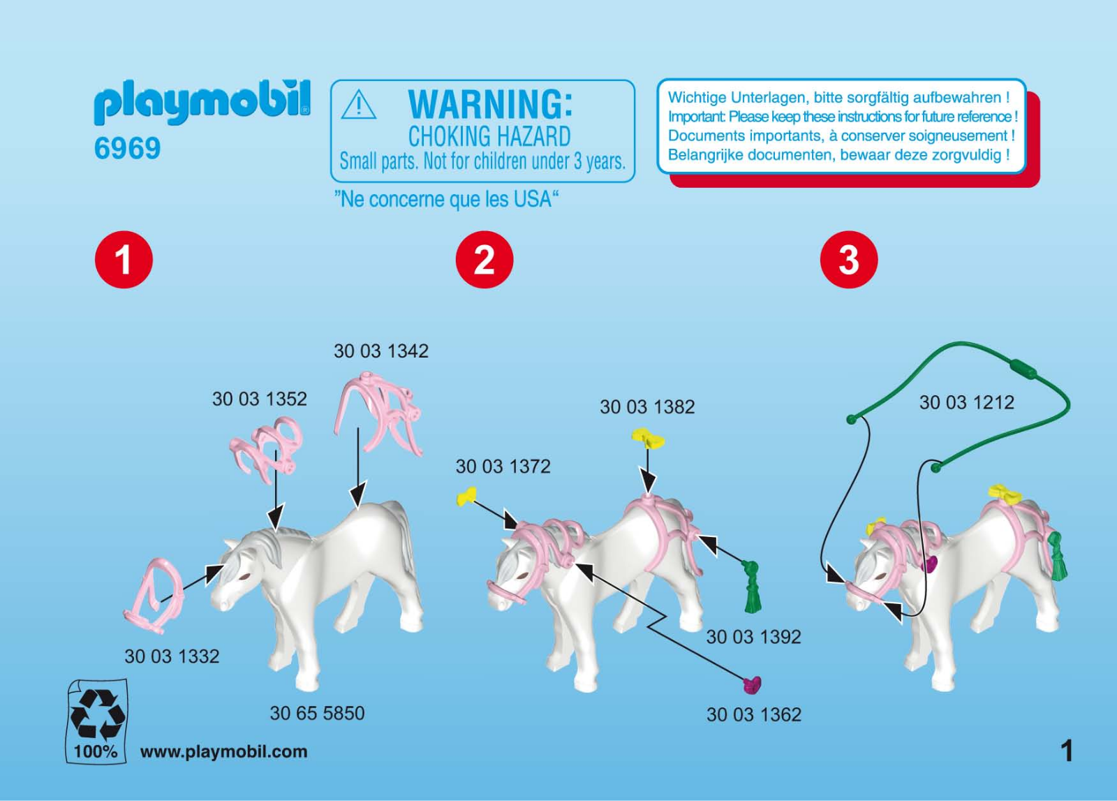 Playmobil 6969 Instructions