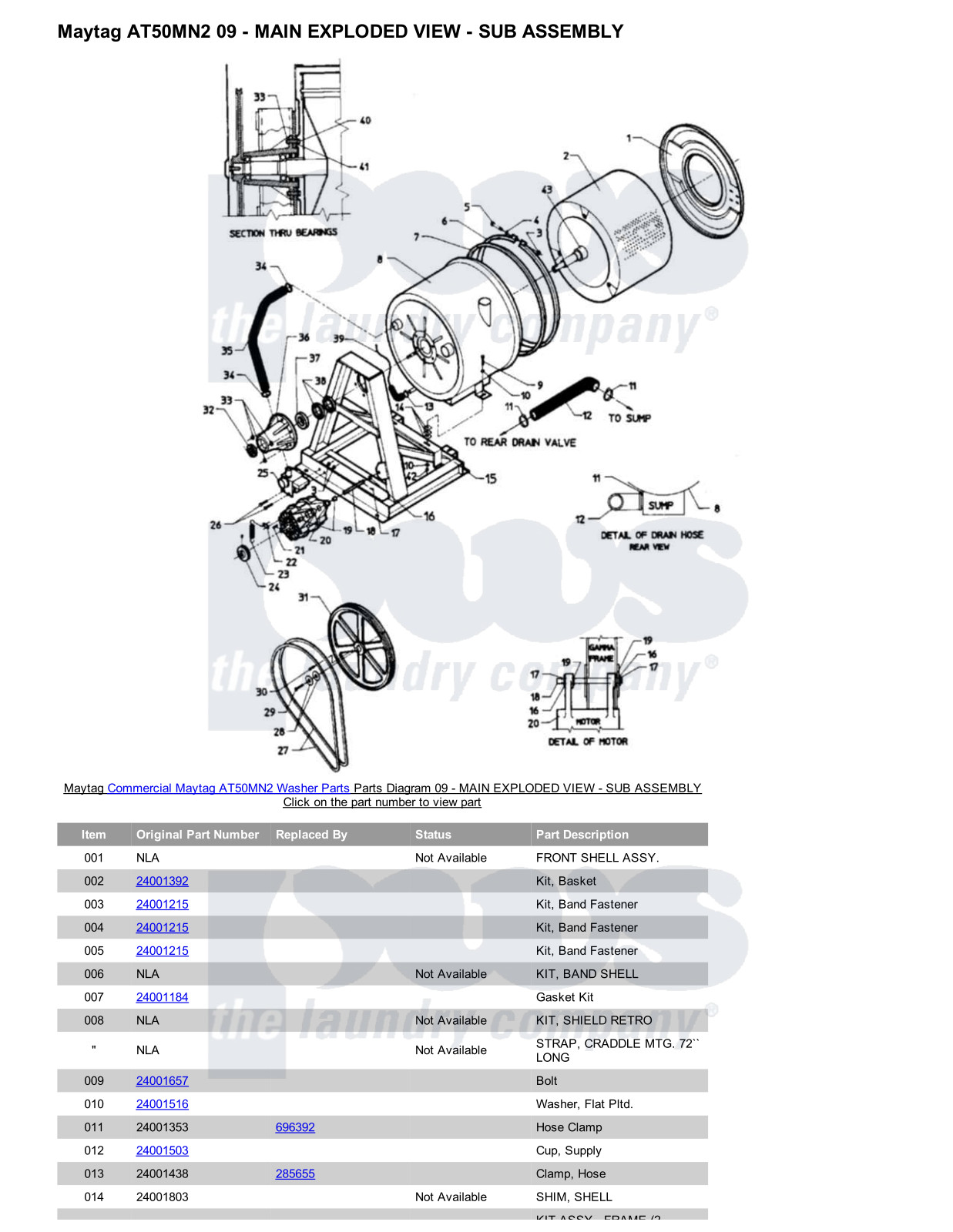 Maytag AT50MN2 Parts Diagram