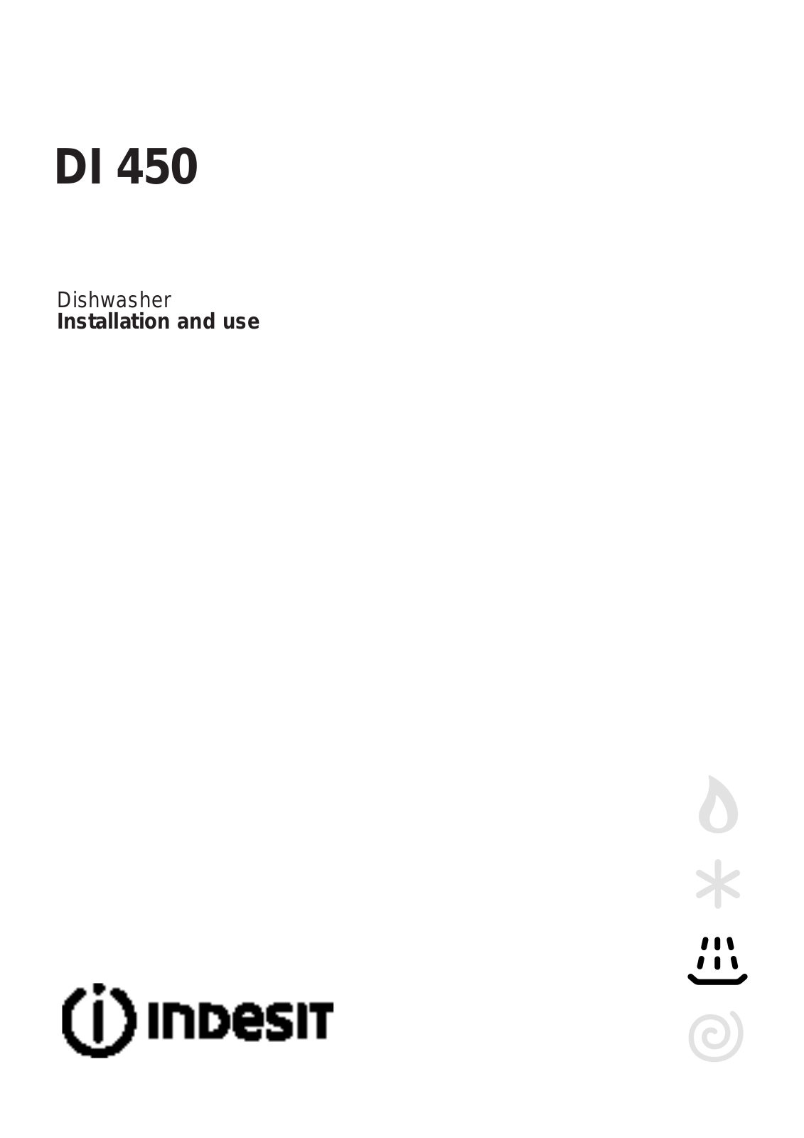 Indesit DI 450 User Manual