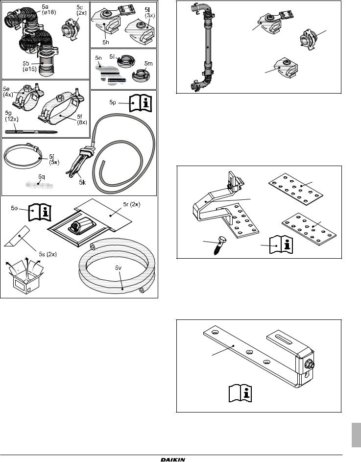 Daikin EKSV21P, EKSV26P, EKSH26P Installation manuals