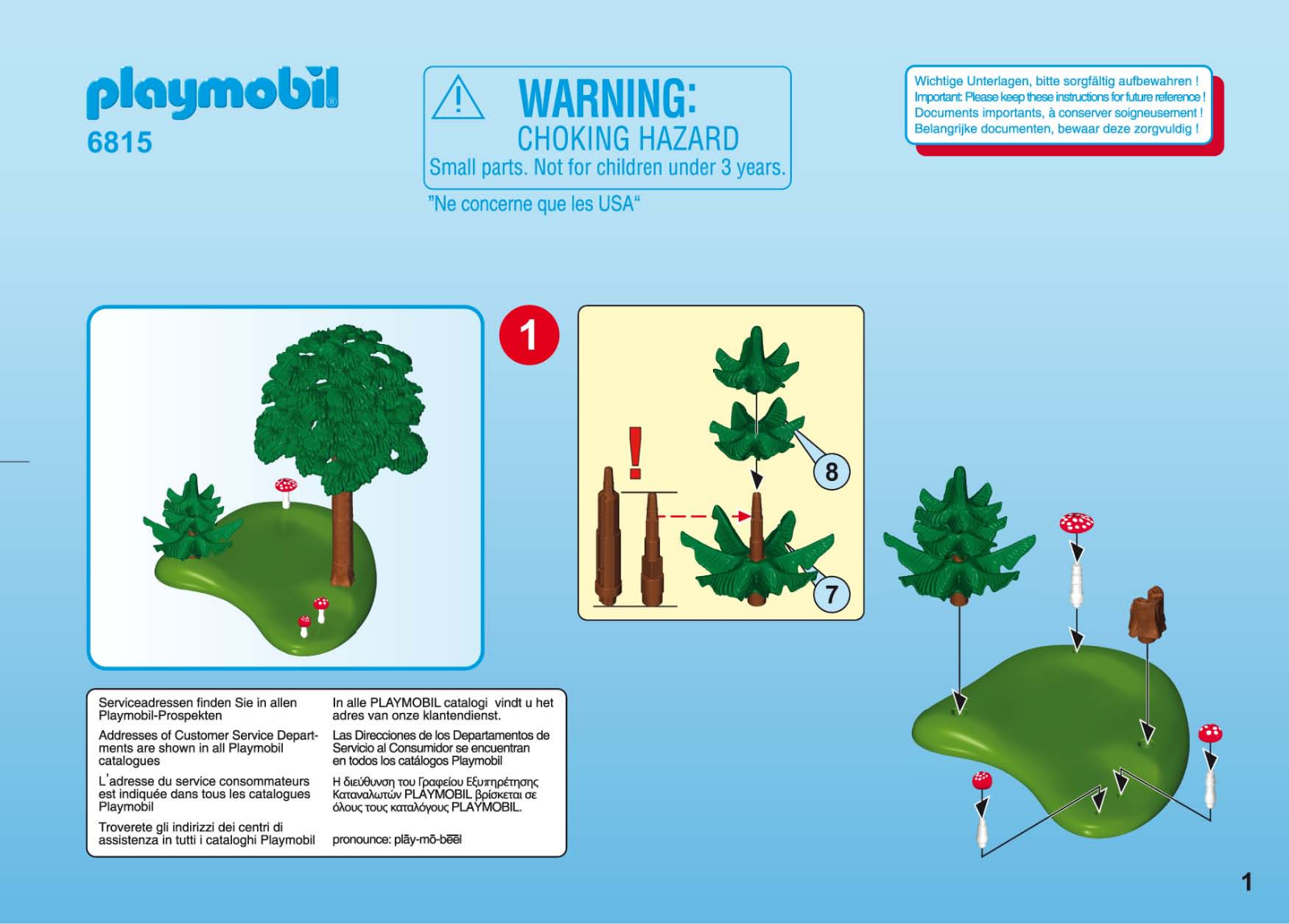 Playmobil 6815 Instructions