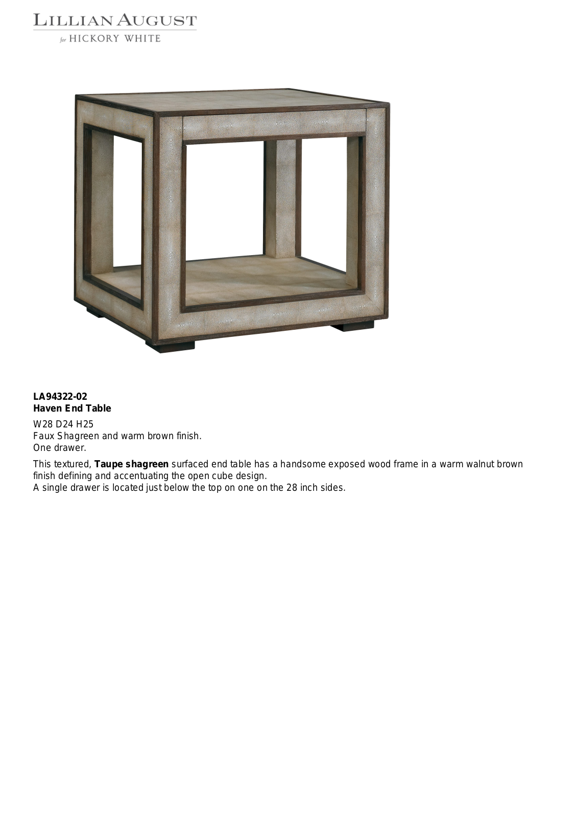 Lillian August PCFE2099 Specifications - ManualMachine.com