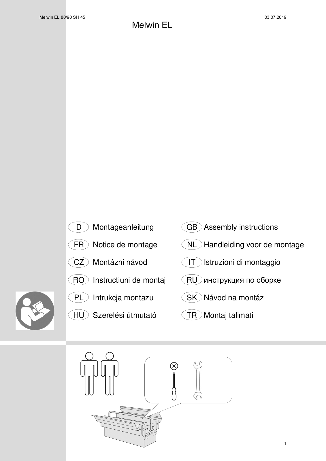 Maintal Melwin EL Assembly instructions