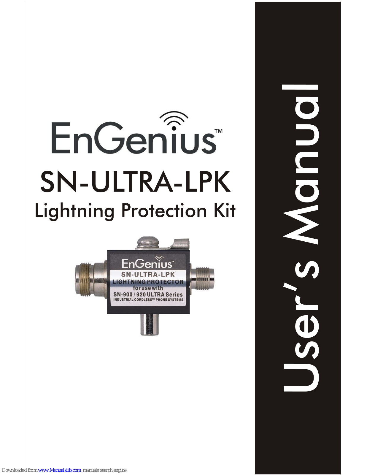 EnGenius Lightning Protection, SN-ULTRA-LPK User Manual