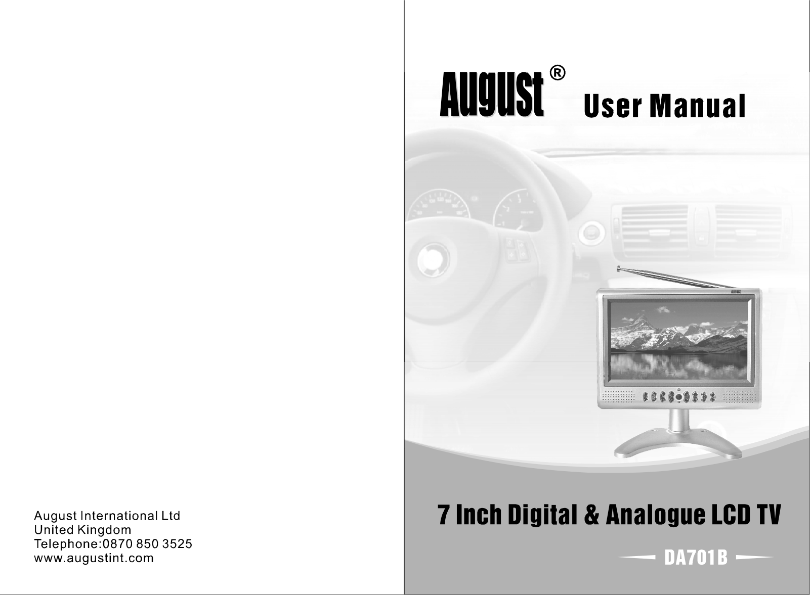 August DA701B User Manual