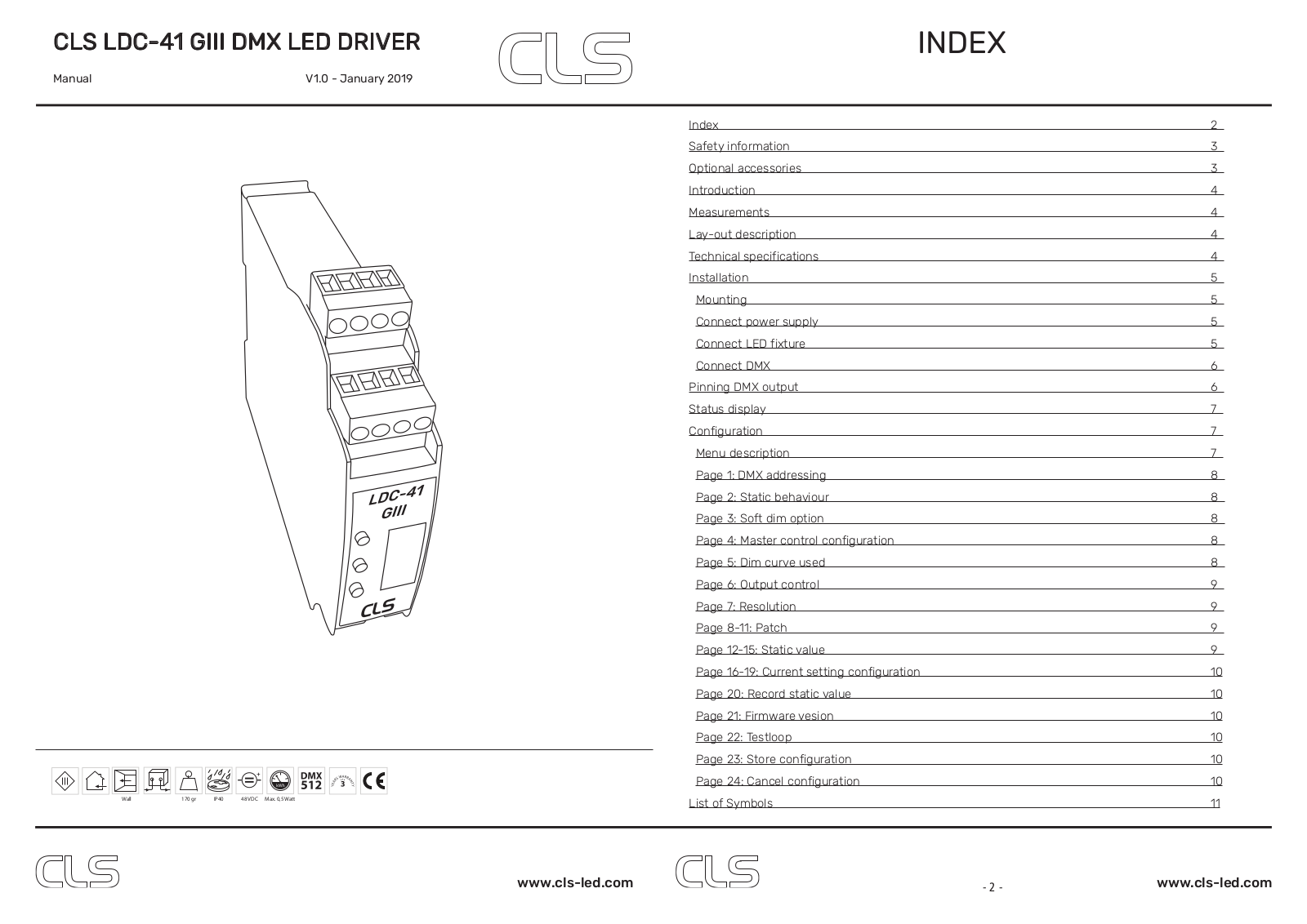 CLS LDC-41 User Manual