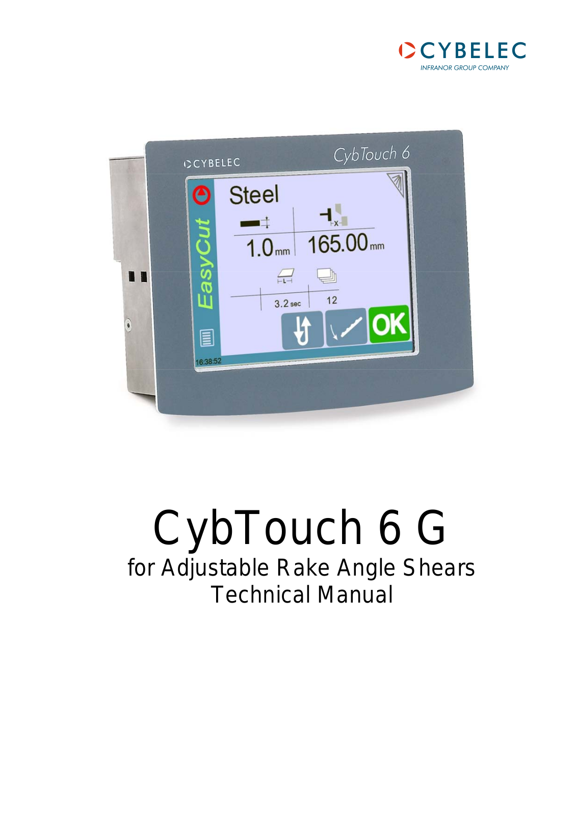 cybelec CybTouch 6G Technical Manual