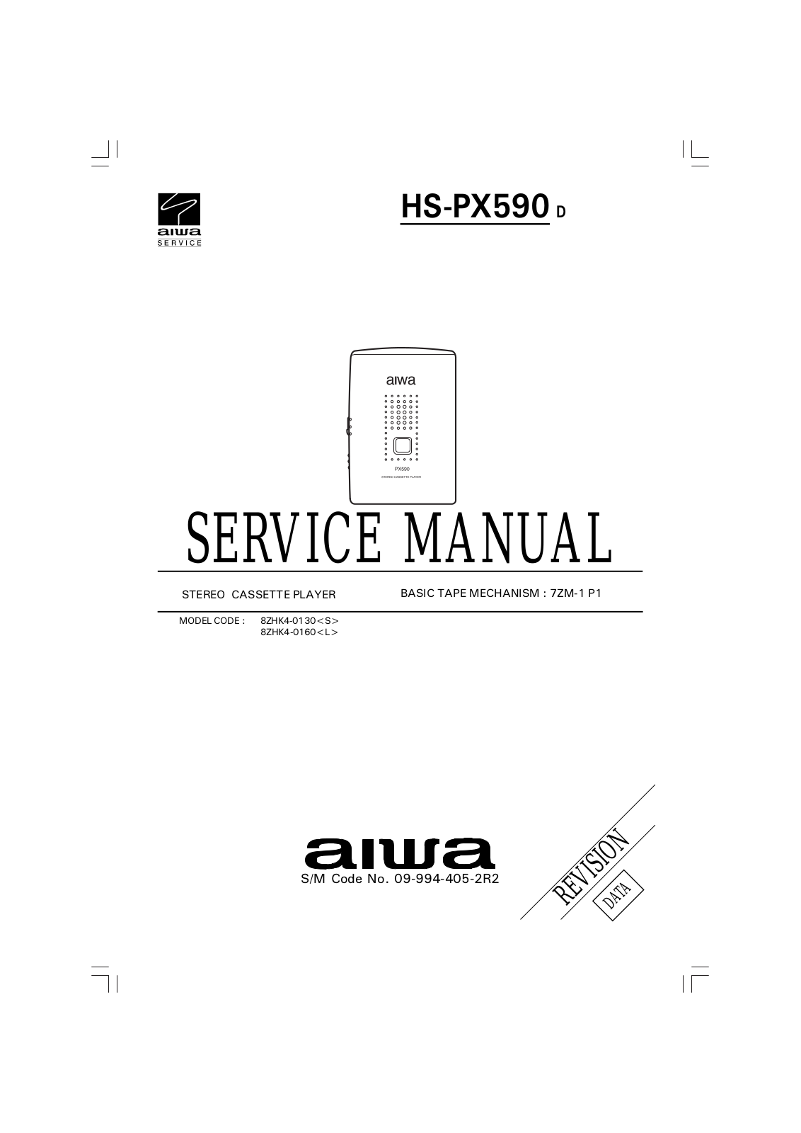 Aiwa HS-PX590 Service Manual