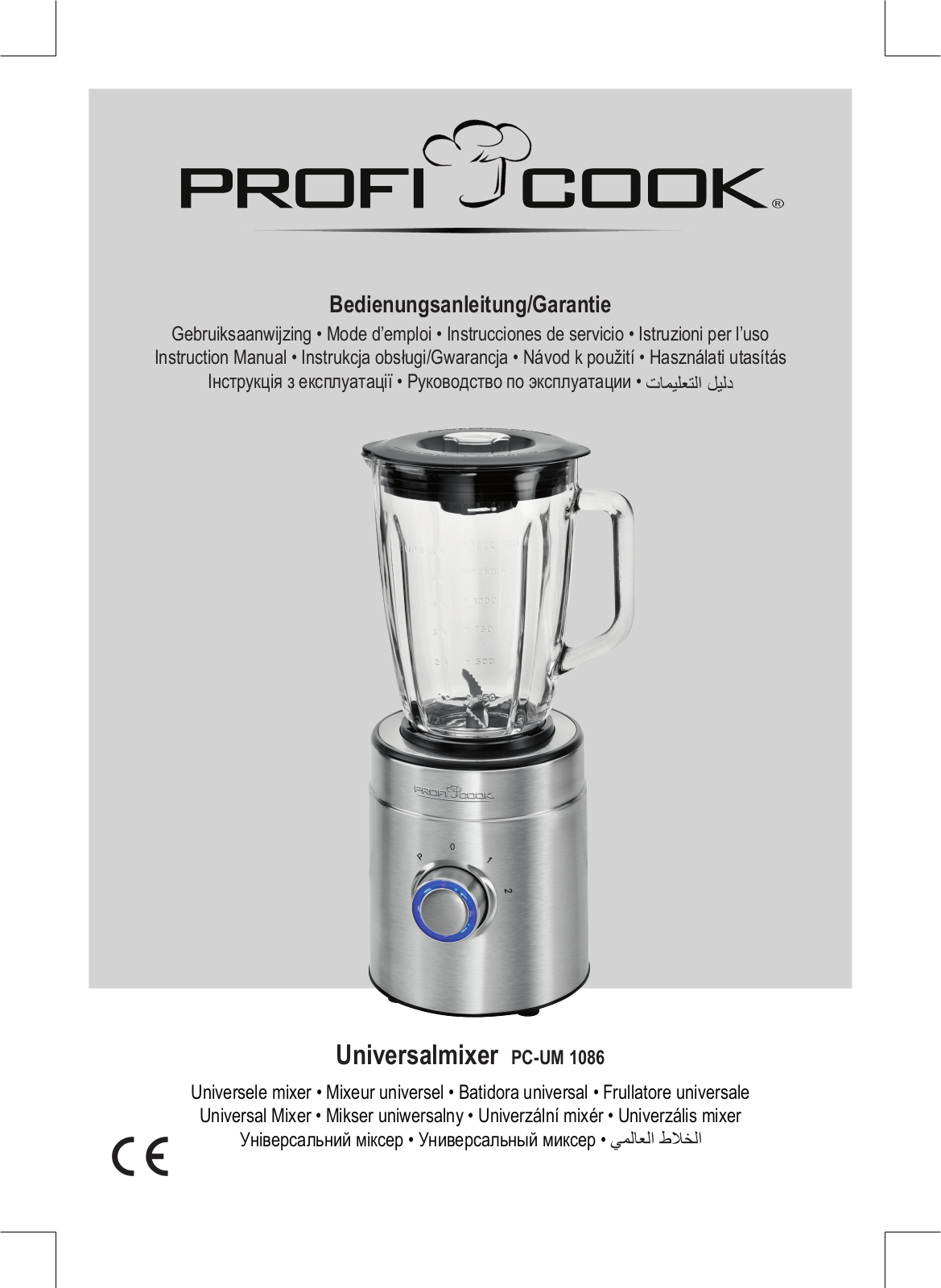 Profi cook PC-UM 1086 User Manual