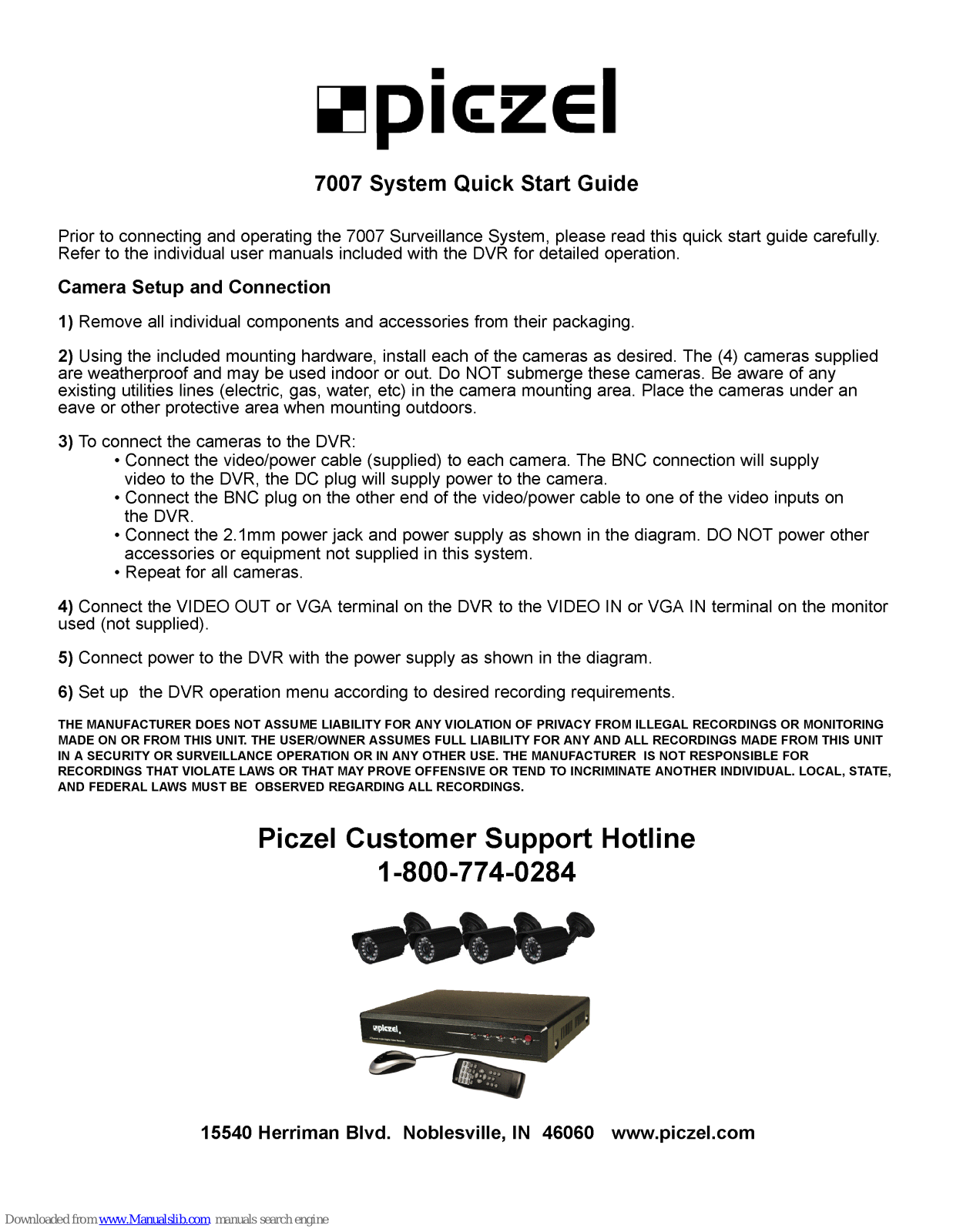 Piezel 5204 Quick Start Manual - ManualMachine.com