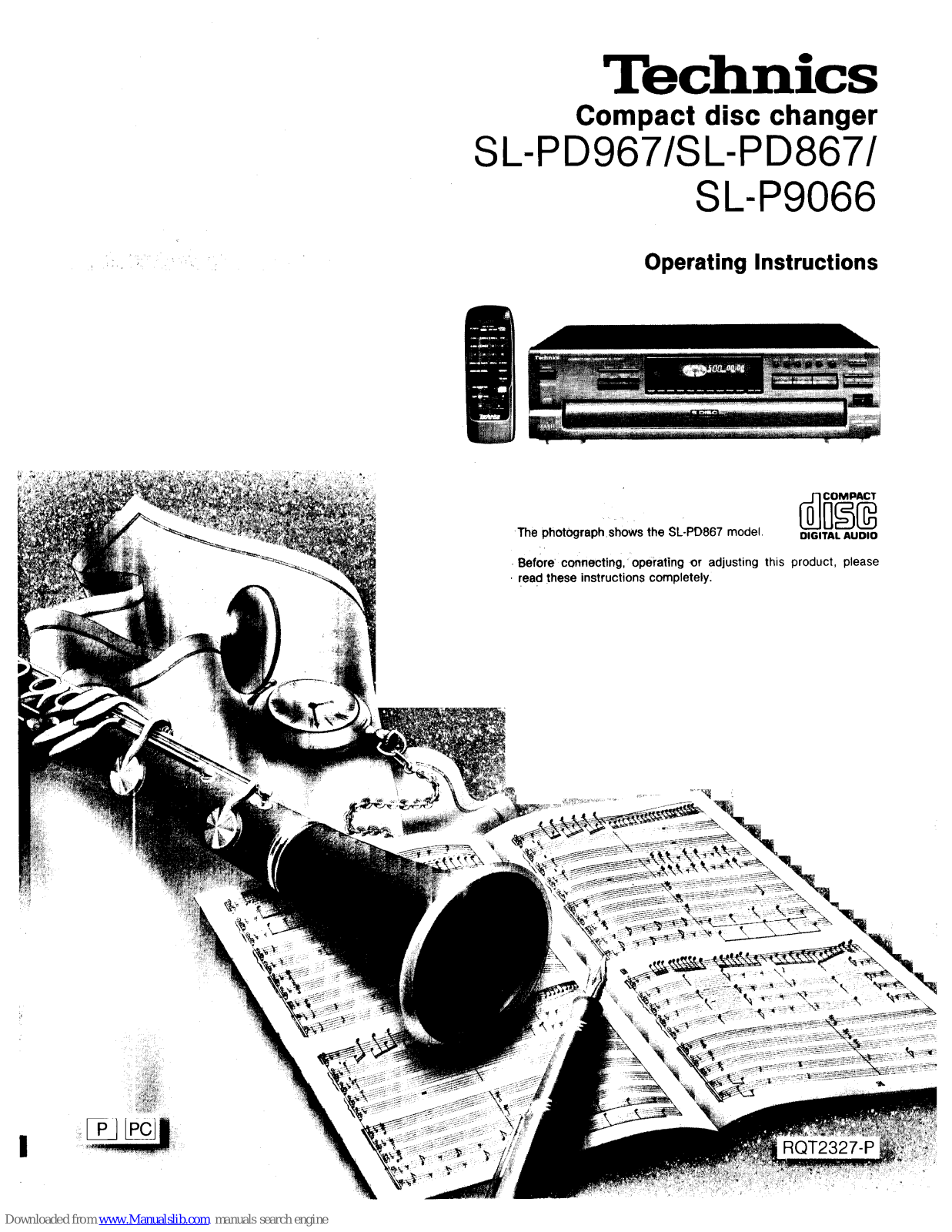 Technics SL-PD967, SL-P9066 Operating Instructions Manual - ManualMachine.com