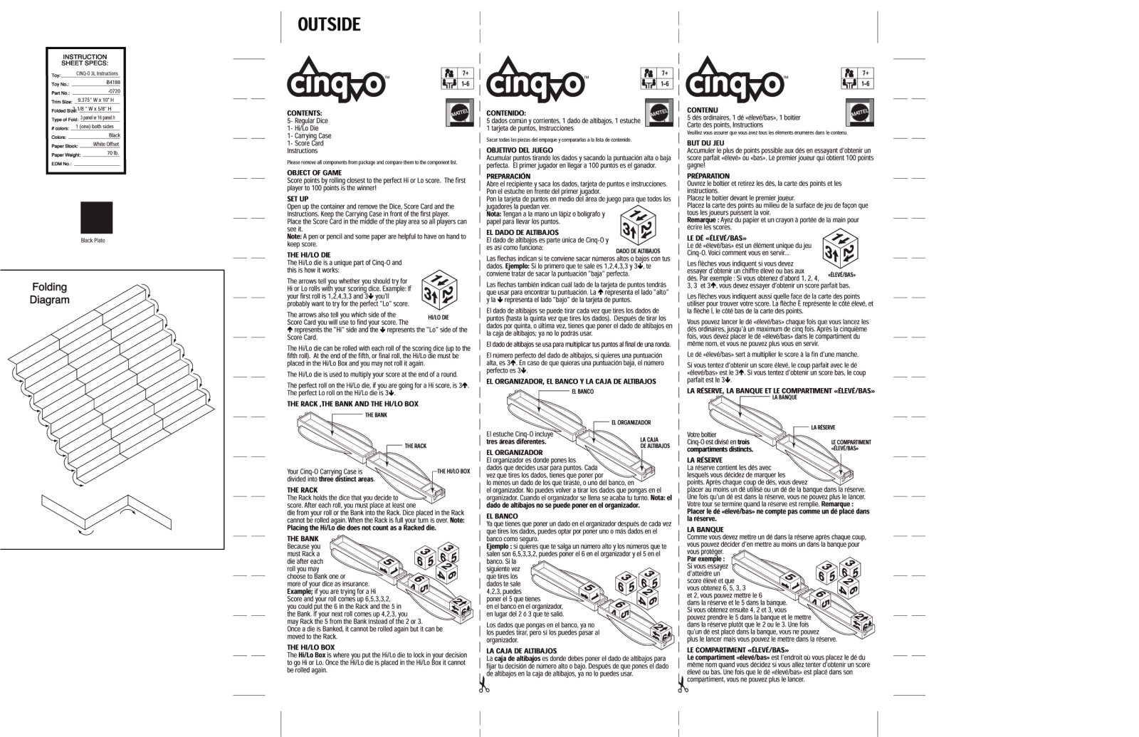 Fisher-Price B4188 Instruction Sheet